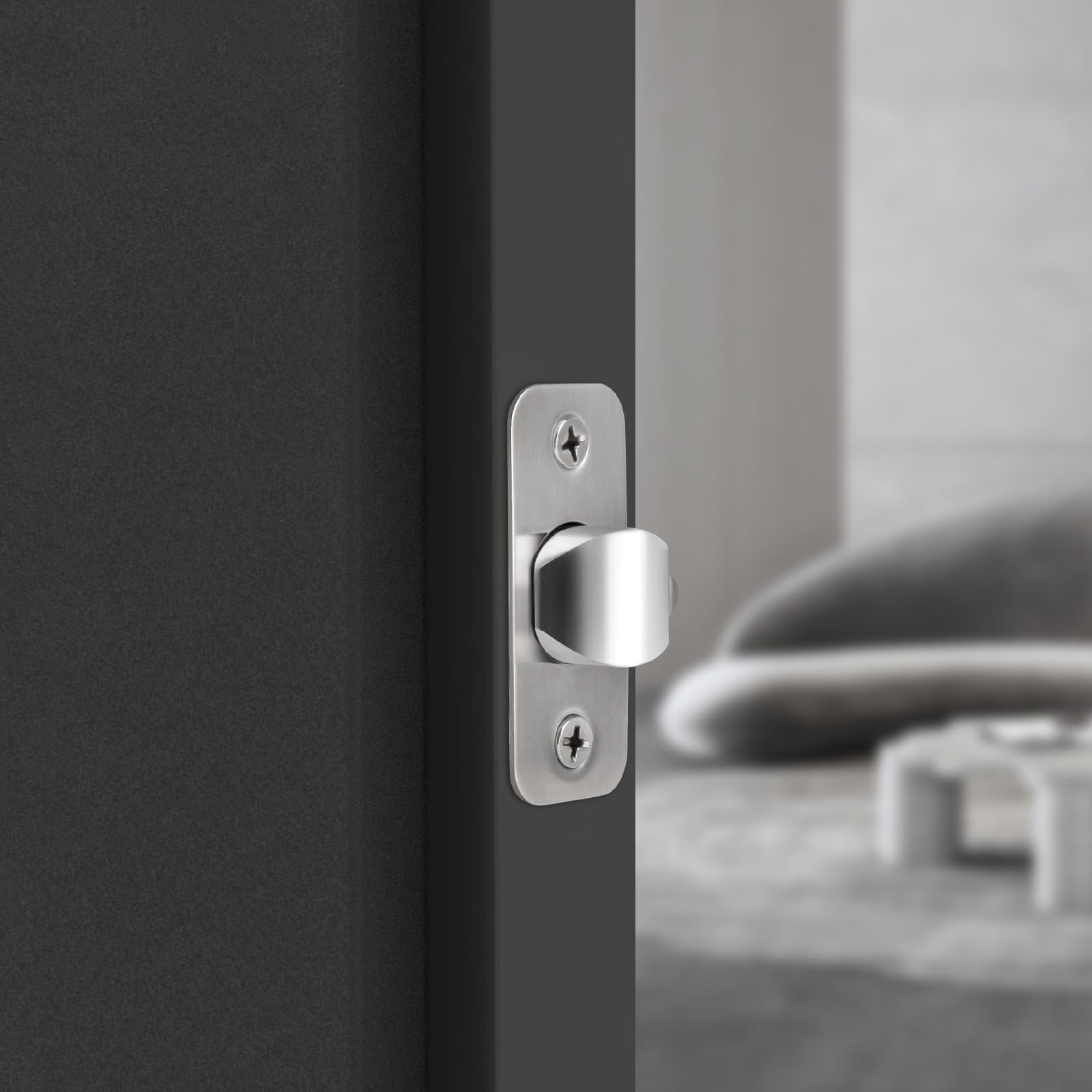 Adjustable Deadlatch 2-3/8” or 2-3/4”, Keyed Entry Door Lock 45° Turning