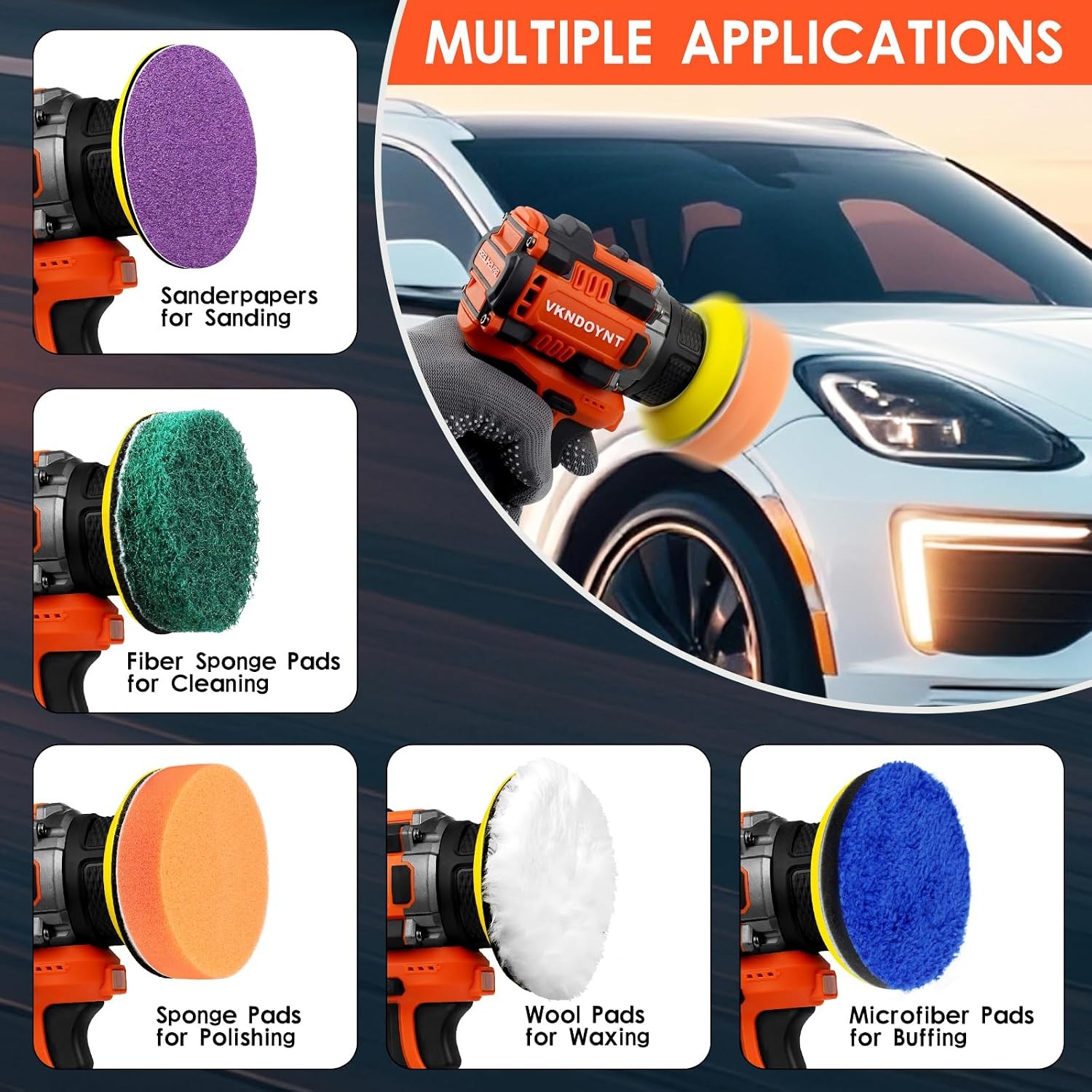 Brushless Polisher Mini 0-500/0-3000 RPM