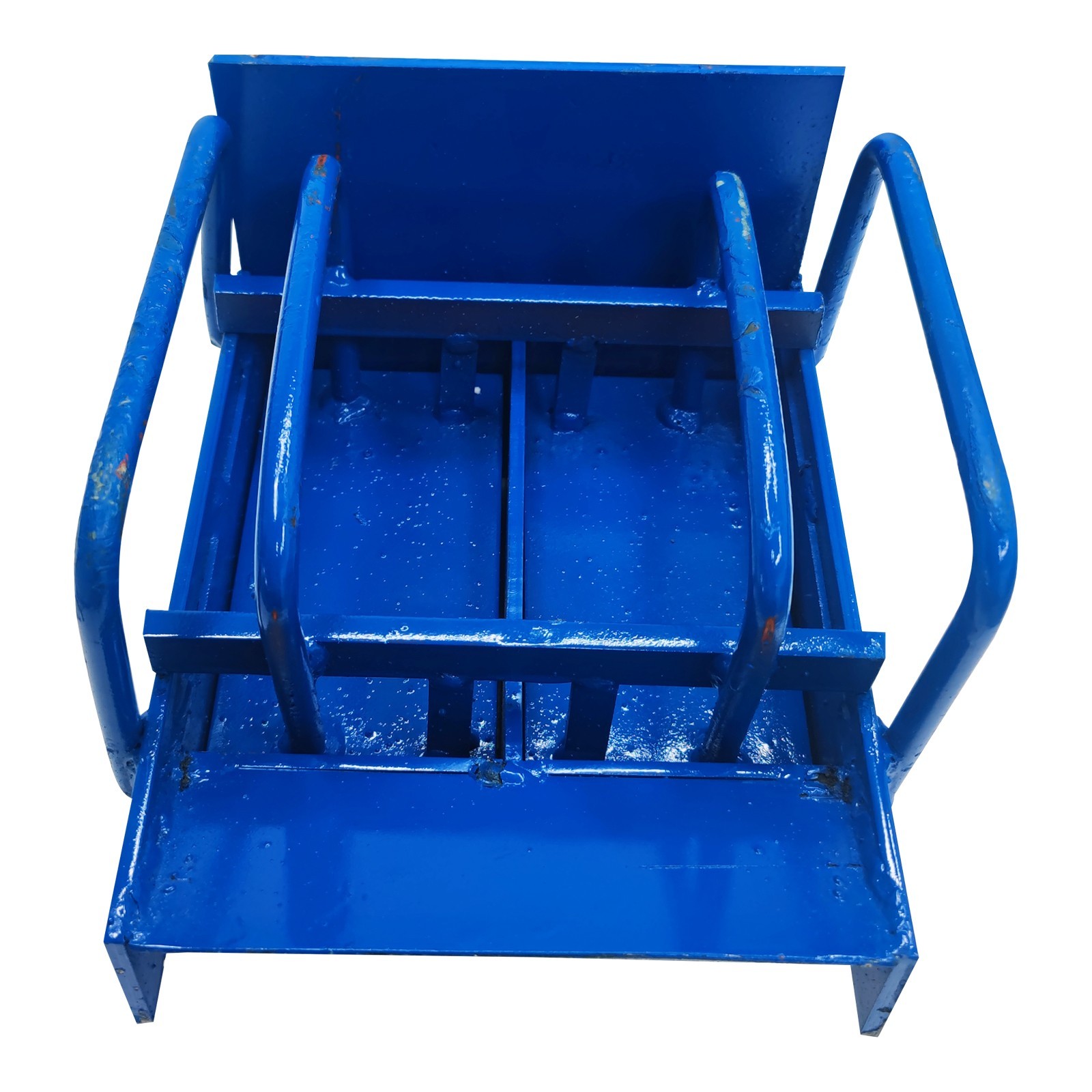 110V Manual Interlocking Brick Making Machine Portable Solid Block 7.8×3.9×2.3″
