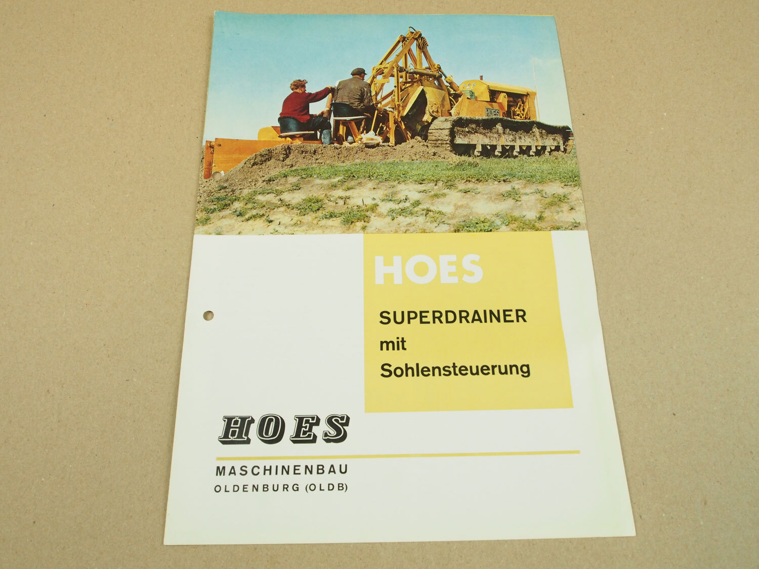 Brochure Hoes Superdrainer with sole control and Mercedes OM352 engine