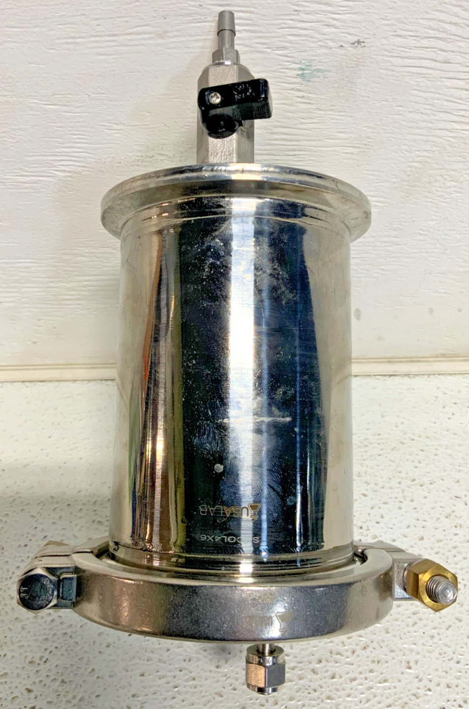 Glacier Tanks SS304 4″ 16AMP-G400 USALAB Spool4X6 Stainless Steel 265G