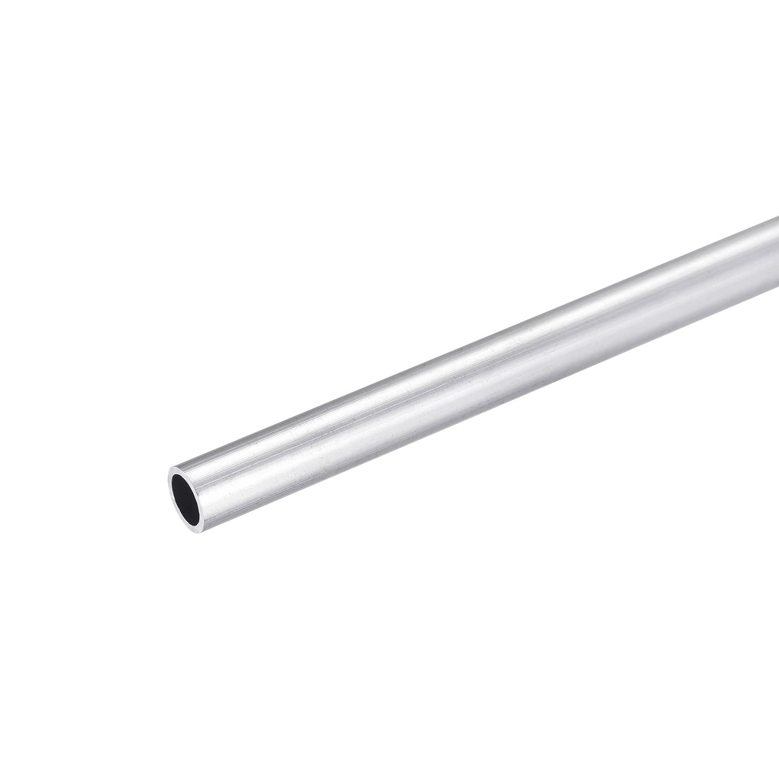 uxcell 6063 Aluminum Round Tube 9mm OD 7mm x x 250mm, Silver Tone