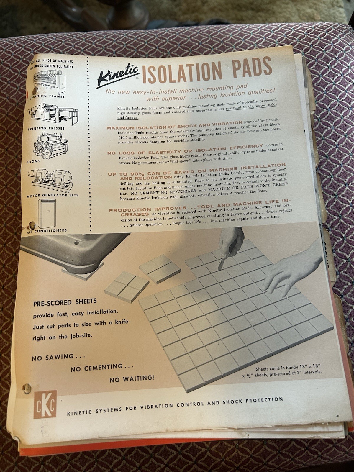 1960s Lot Of Jenn-Air; Coolair; Air Guide Advertising Louver Dampener Venting