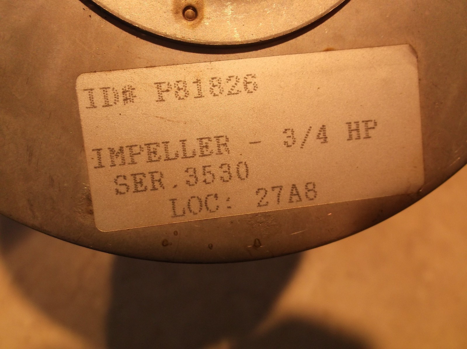New Bell and Gossett P81826 Full Runner IMPELLER 4.75″ GOULDS 2L42