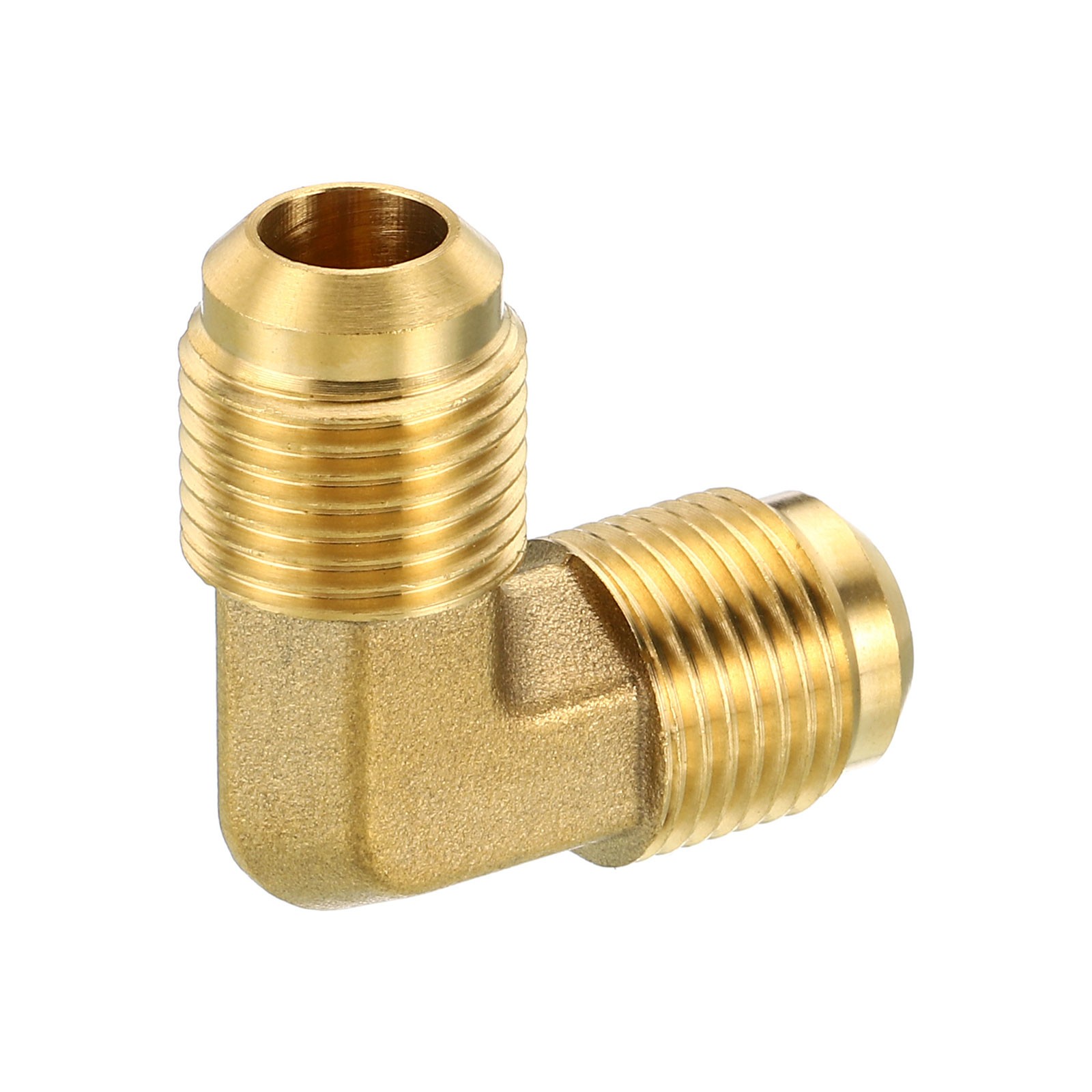 3/8″ x 3/8″ Brass Fitting 4 Pack Flare 90 Degree Elbow Tube Fitting
