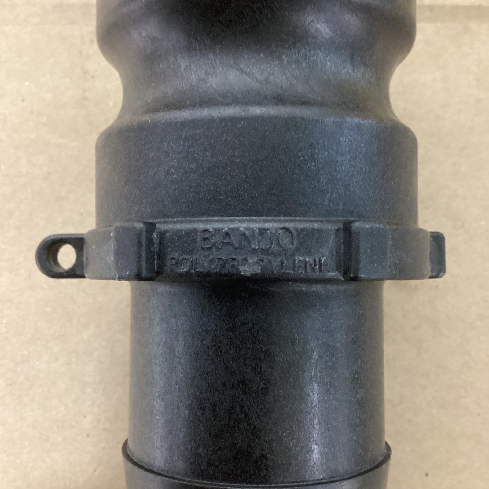 Banjo 200E Polypropylene Cam & Groove Fitting, 2″ Male Adapter x Hose Shank U173