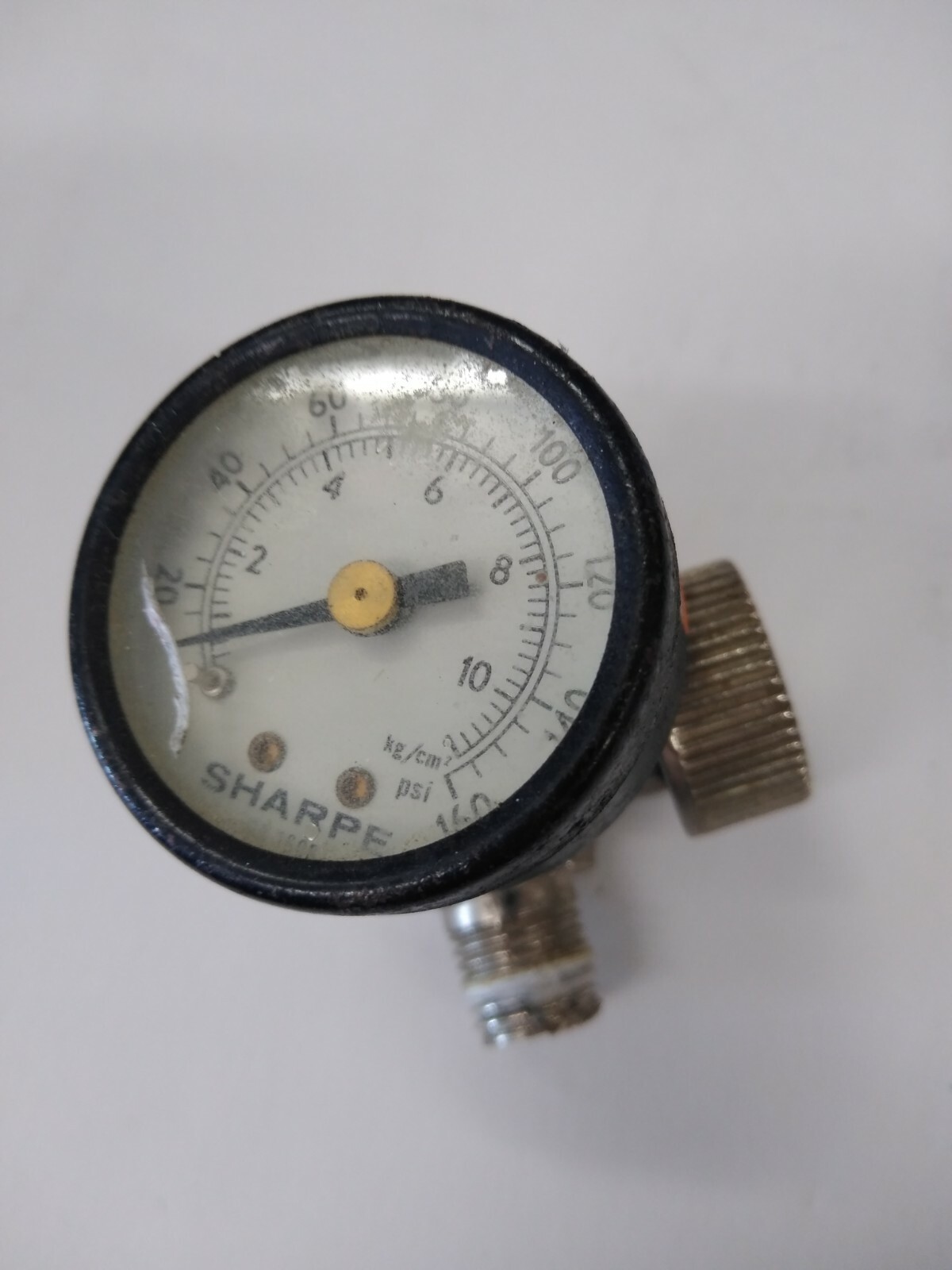 SHARPE GAUGE WITH AIR CONTROL VALVE USED GREAT BUY 💲 LOOK