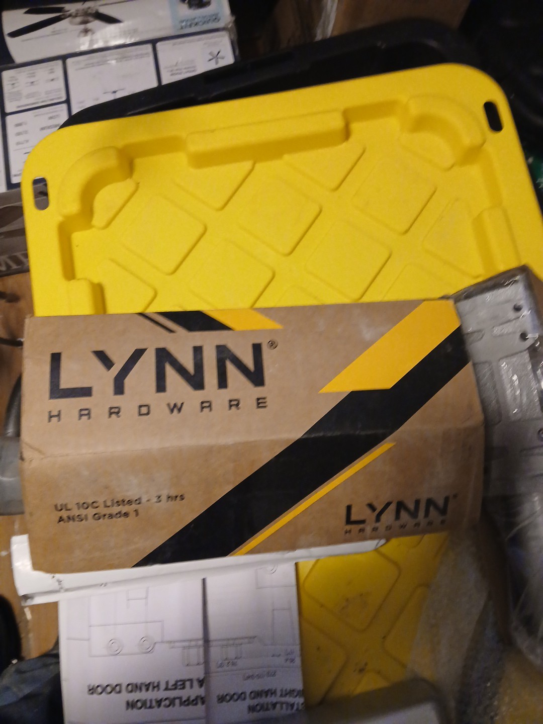 Lynn Hardware Ul 10c hours Ansi Grade 1 Has Small Crack On Plastic Cover