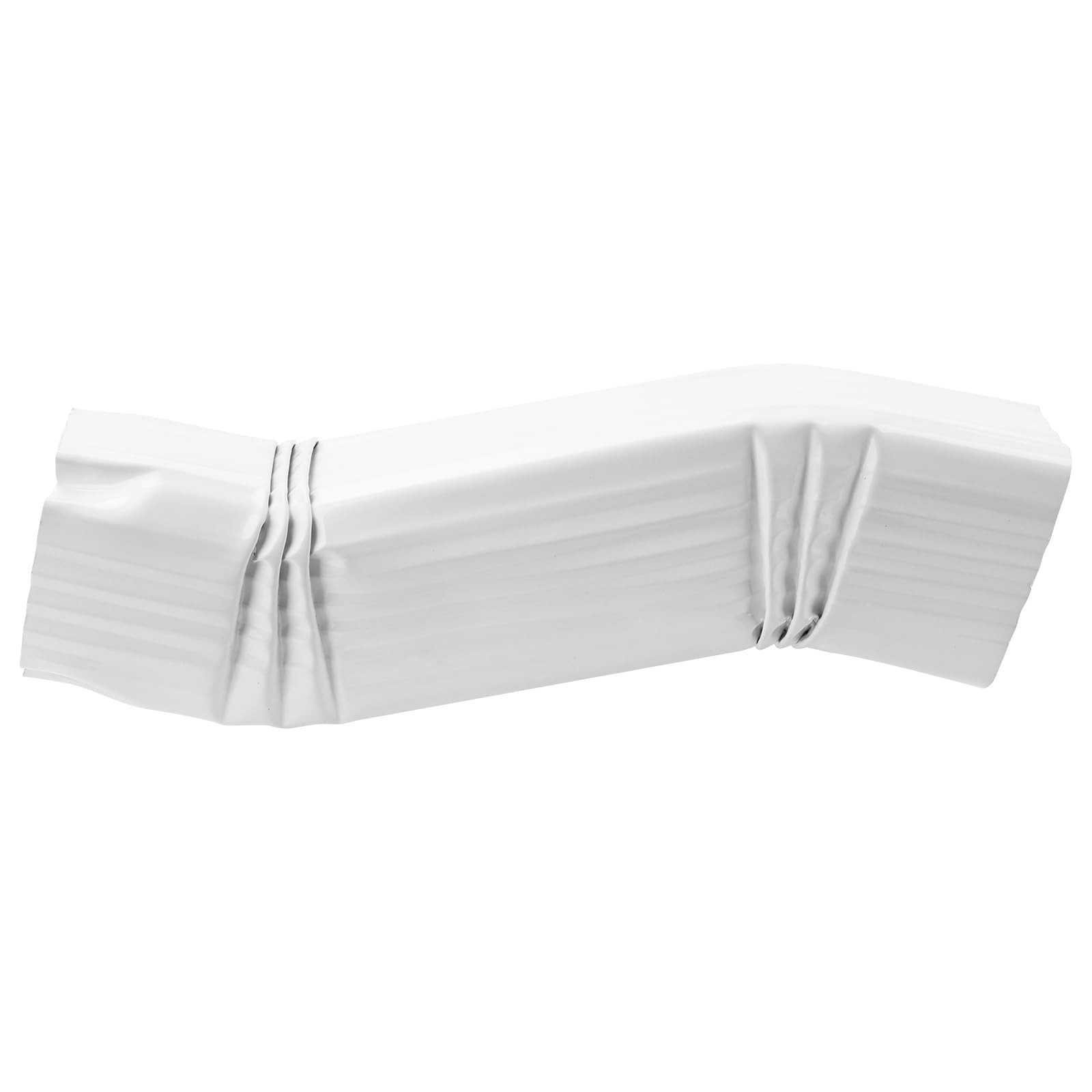 Gutter Downspout Elbow S-shape Style B (offset=3) Zig Zag Elbows 2” x White