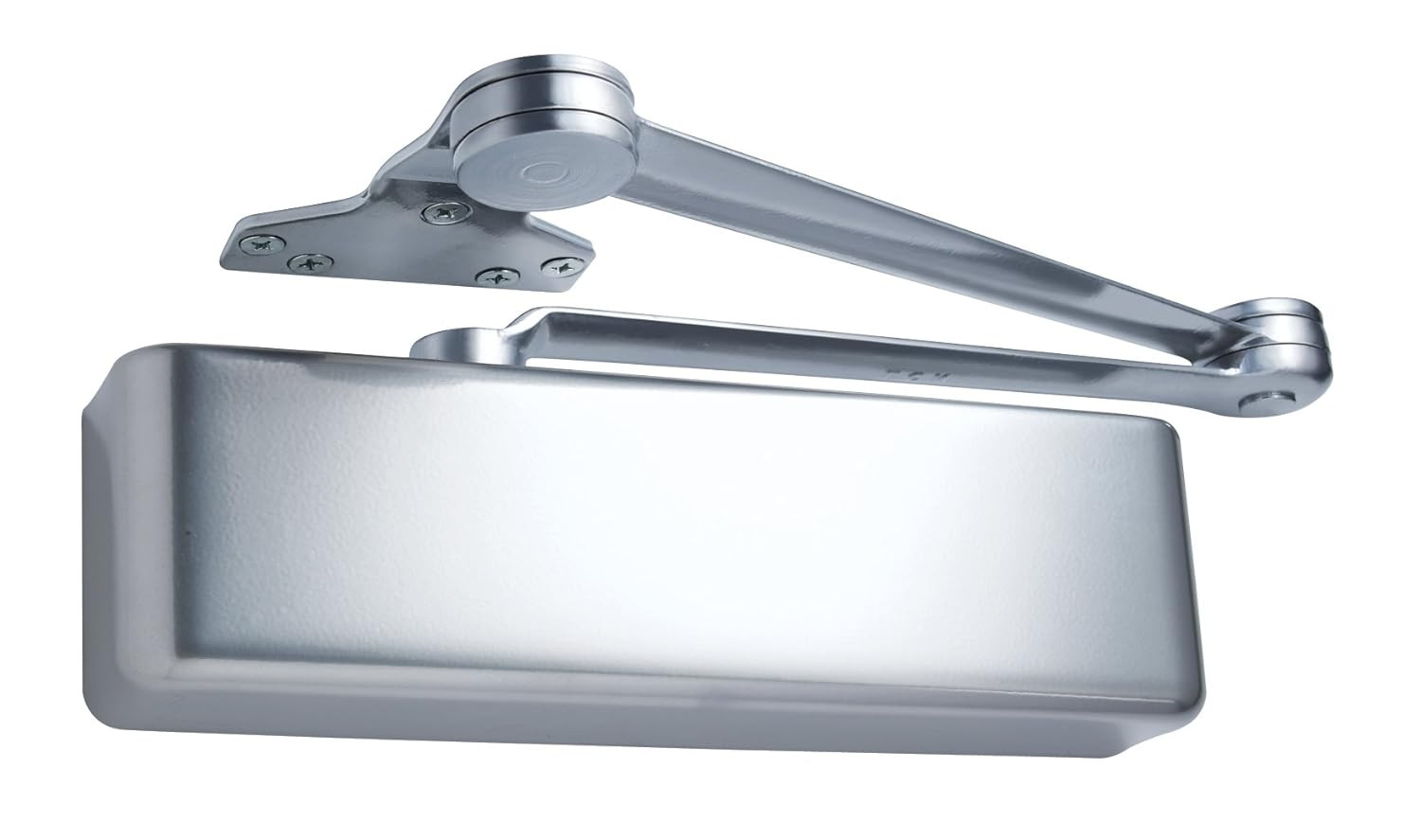 Heavy Duty 4040 Door Closer – Aluminum Finish, Non-Handed, Regular Arm