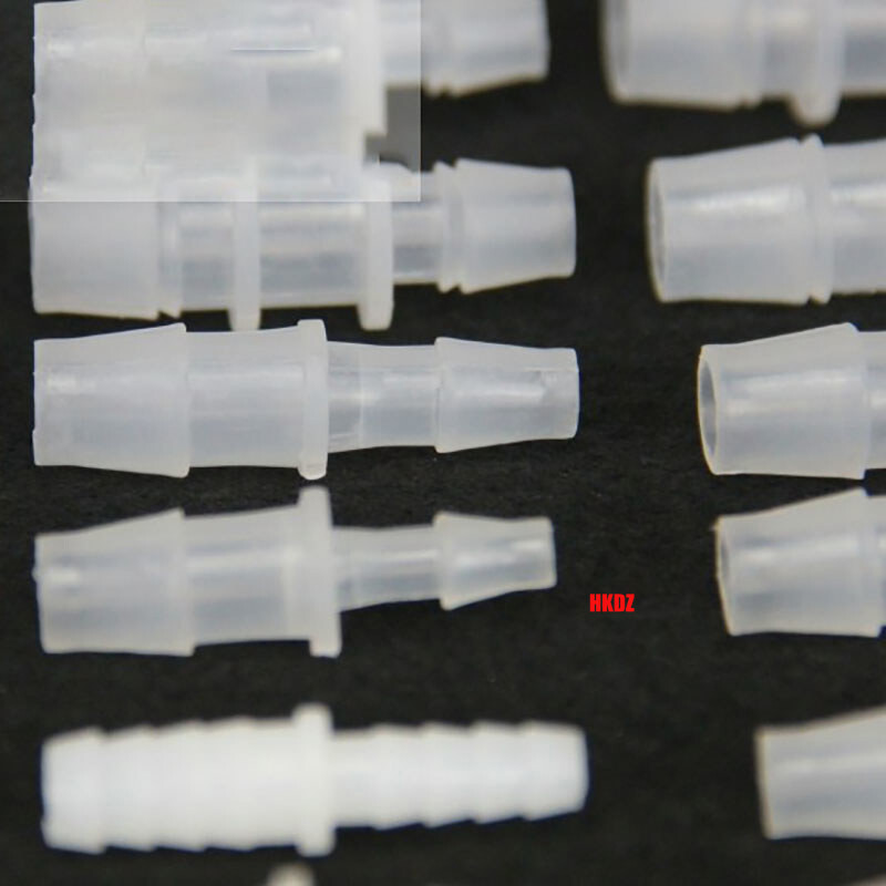 Plastic Straight Reducer Barbe Hose Connector Pipe Joiner Fitting Air Fuel Water