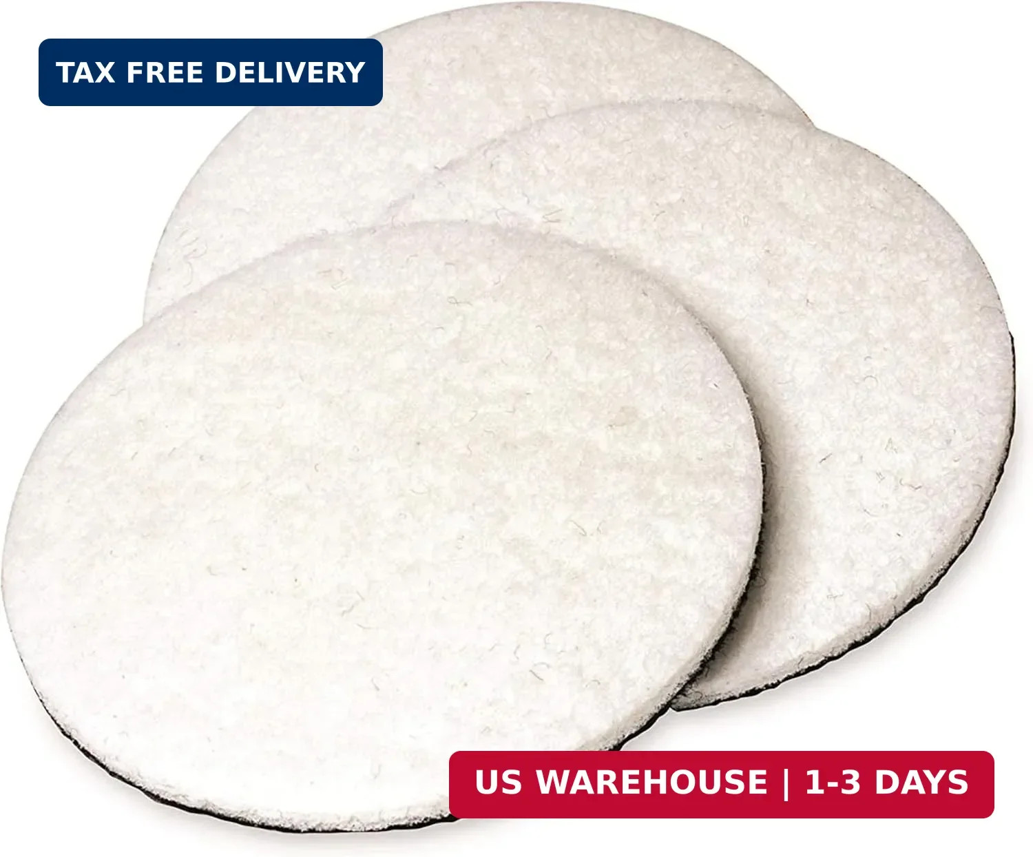 3″ Glass Polishing Pads, Buffing Discs for Car Windows, Windshields, Shower Door