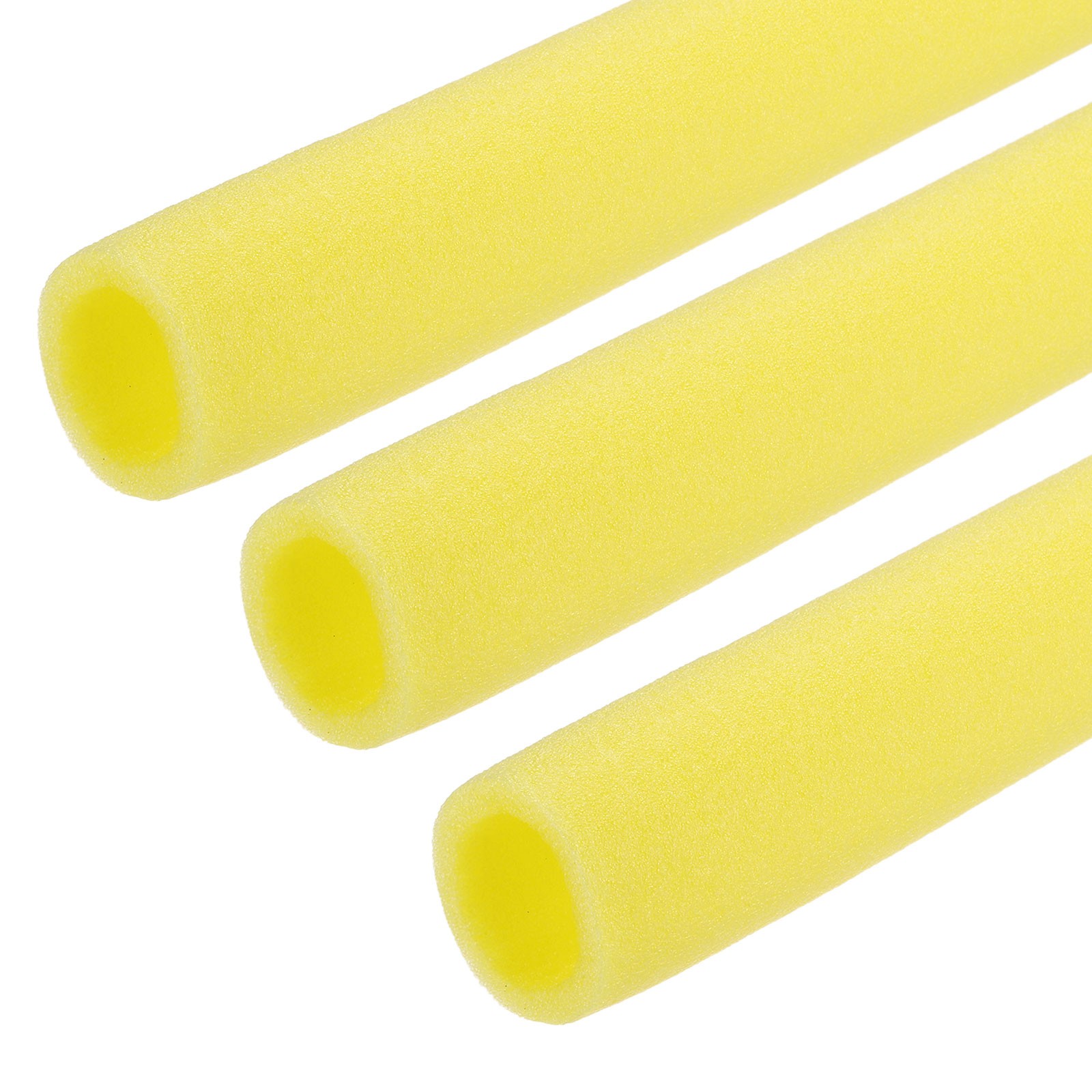 3pcs 2″ ID 3.3FT Pipe Insulation Foam Tube 2.76″ OD Tubing Cover Yellow