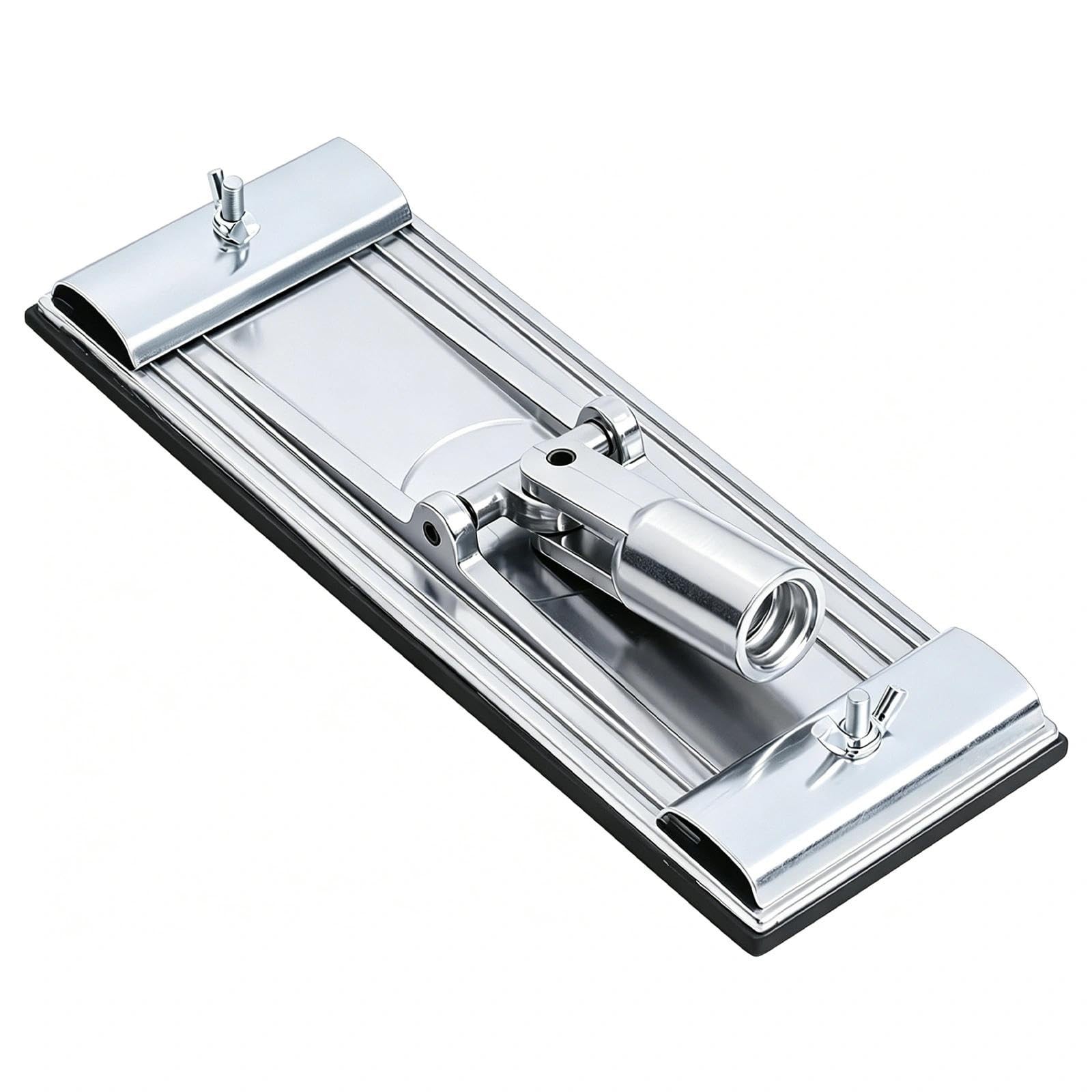 No-flip Pole Sander Head for Drywall Featuring Quick Release Clips, Universal…