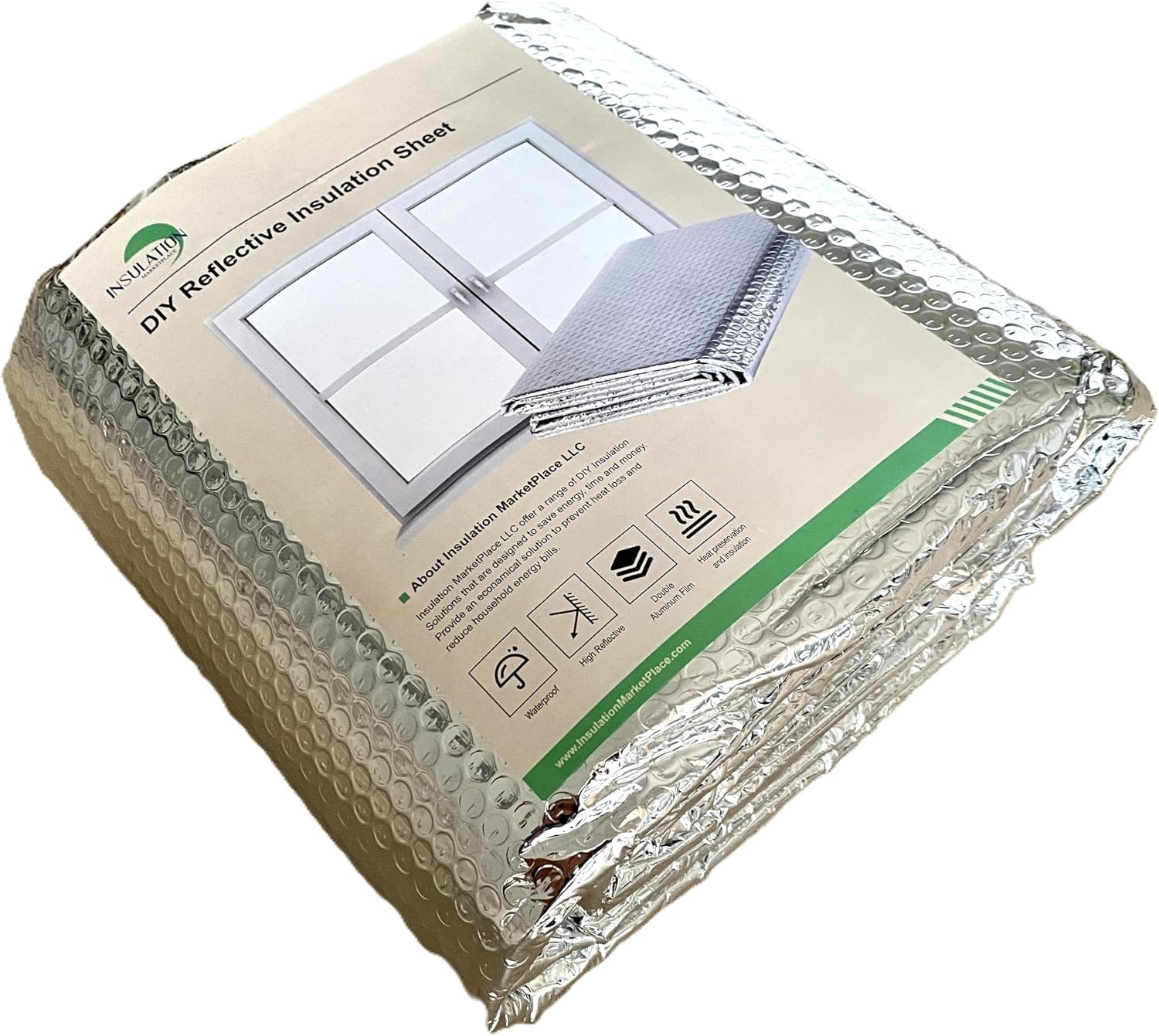 DIY Reflective Thermal Shield 24″ x 10ft – Versatile Insulation Sheet for Home