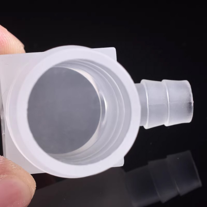 90° Elbow Hose Joiner Barbed Splicer PP Plastic Pipe Fitting 2-Way OD 3.2mm-20mm