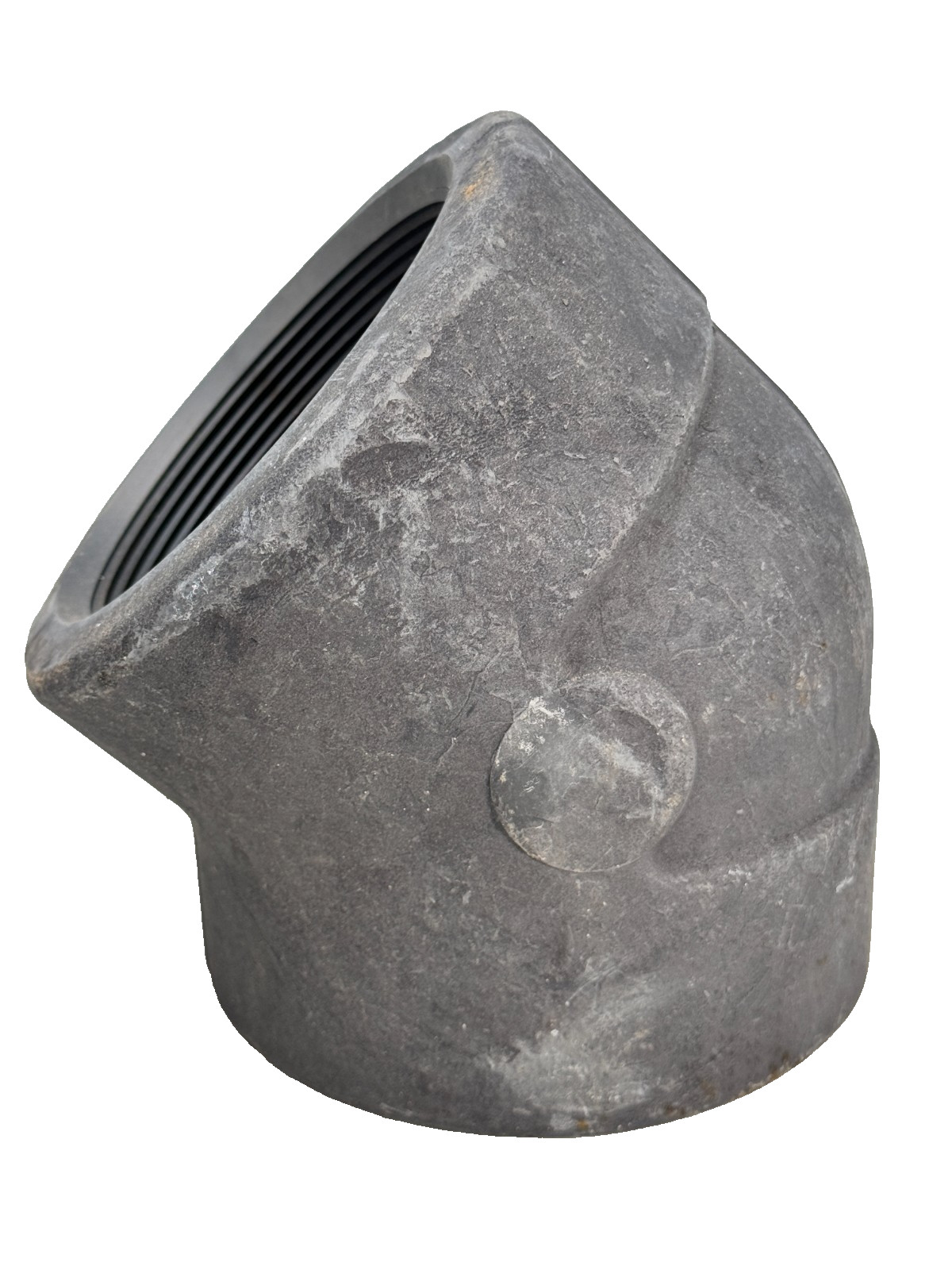4″ 3000 lb. (3M) NPT Threaded 45-Degree Forged Steel Elbow Pipe Fitting *USA*