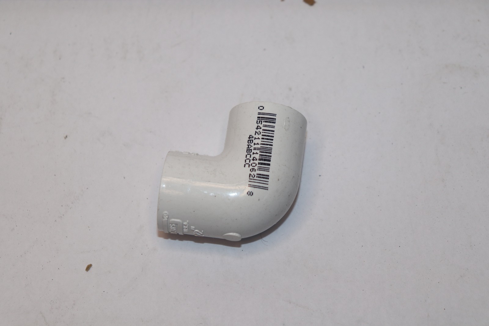 (50-Pk) Spears 90 Degree Elbow Pipe Fitting Schedule 40 PVC White 1/2″ Socket
