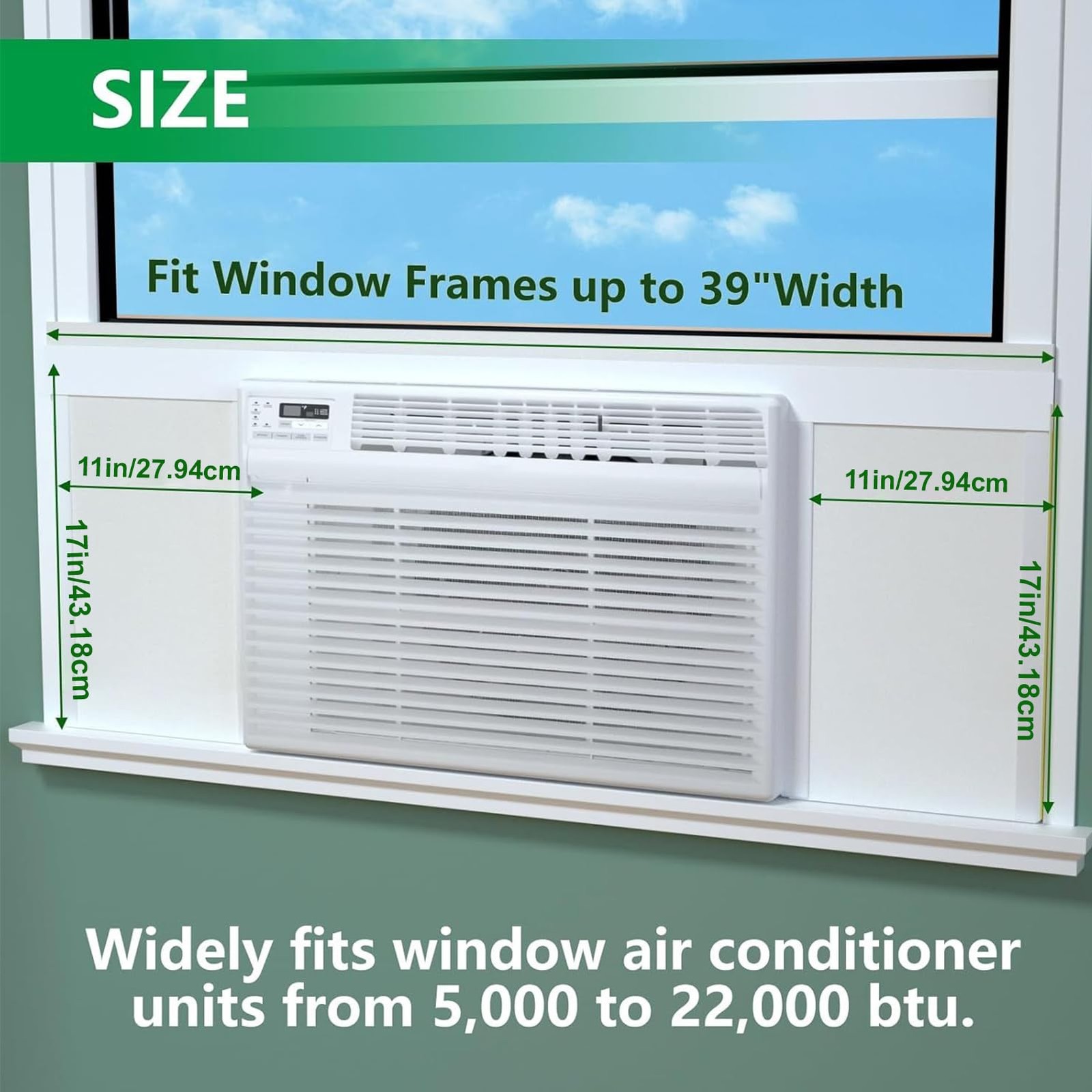 Surround Insulation Side Panels,fully enclosed 1 Count (Pack of 1), White