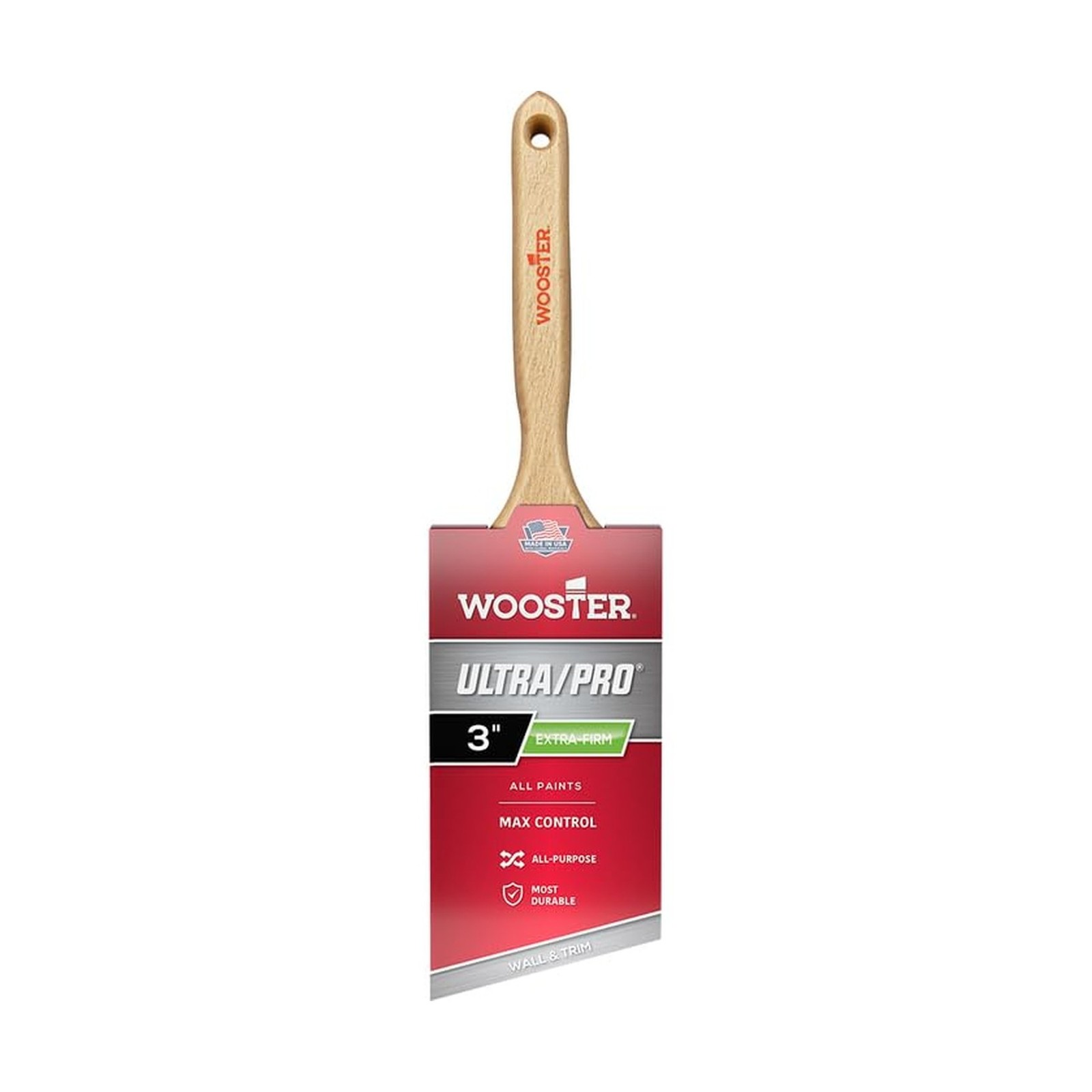 12-Pack of 3” Wooster Brush Company 4153 Ultra/Pro Extra-Firm Lindbeck Pro