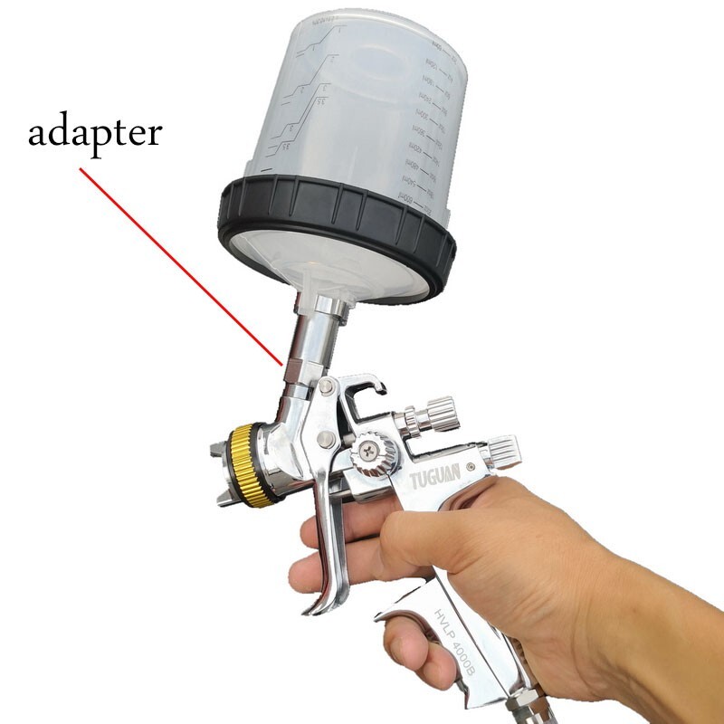 Spray Gun Adapter （Stainless）for SATA/ Devilbiss /Iwata/Avalon Warte/universal
