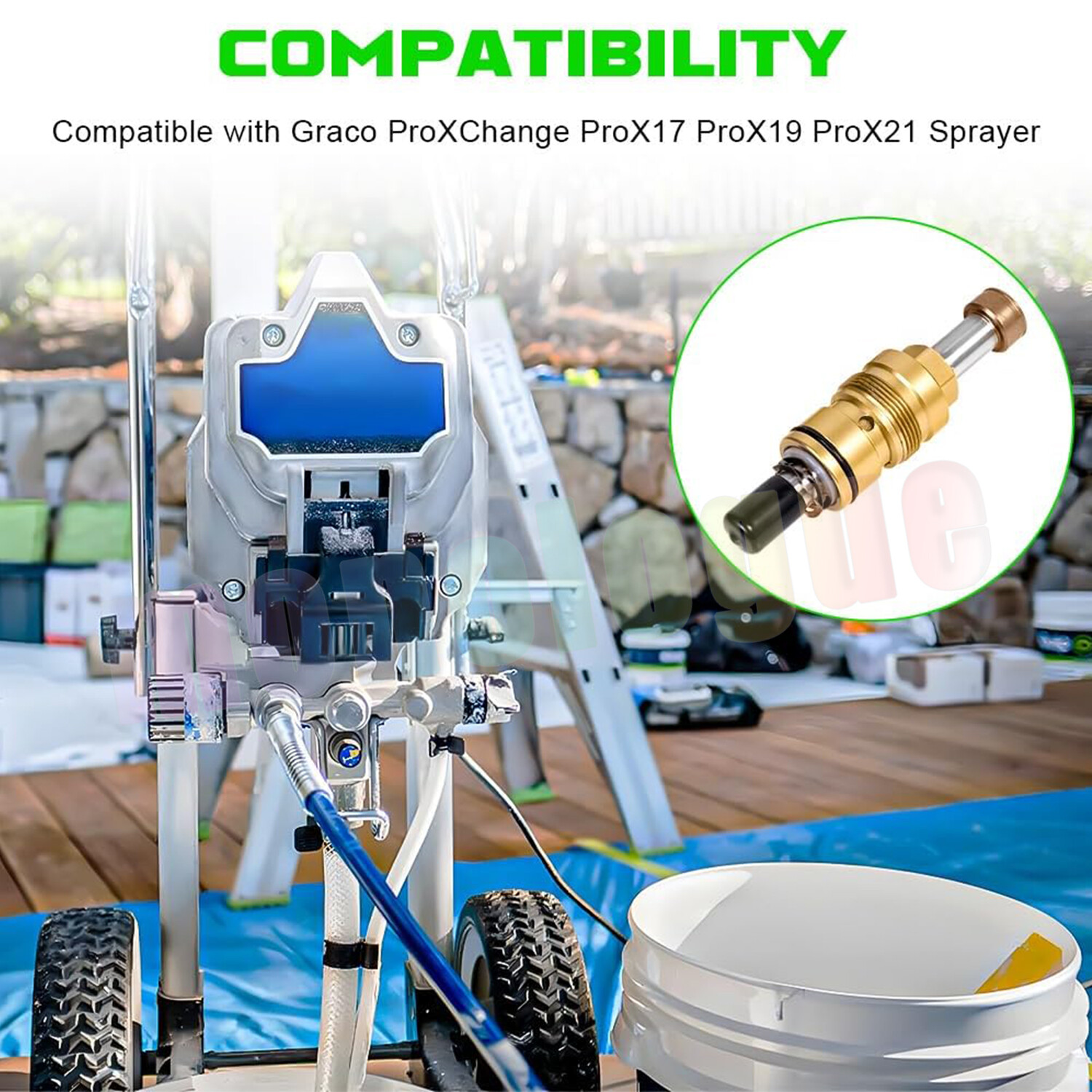 Replace Paint Sprayer Pump 24Y-472 ProXChange Kit Magnum ProX17 ProX19 for Graco