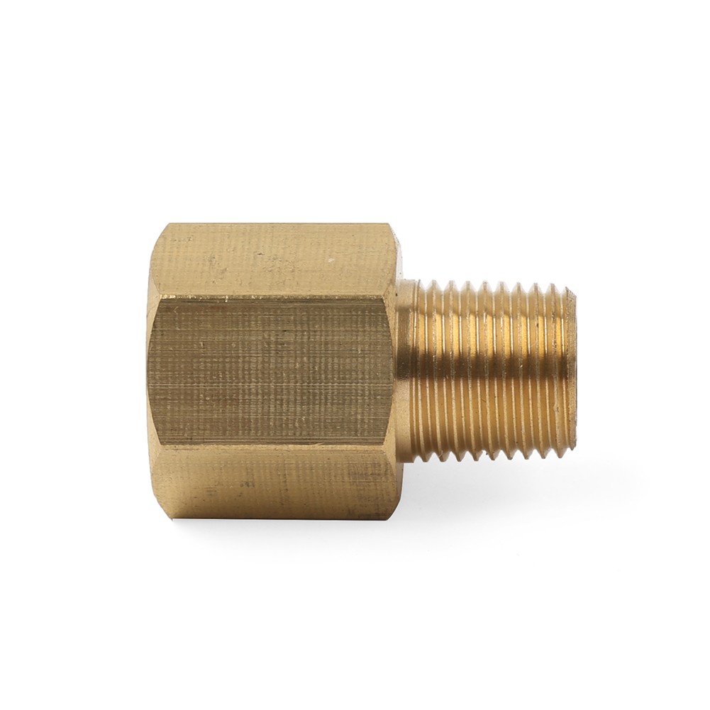 1pc 1/8 BSPT Male to 1/8 NPT Female Reducer Bushing Brass Pipe Fitting Coupler