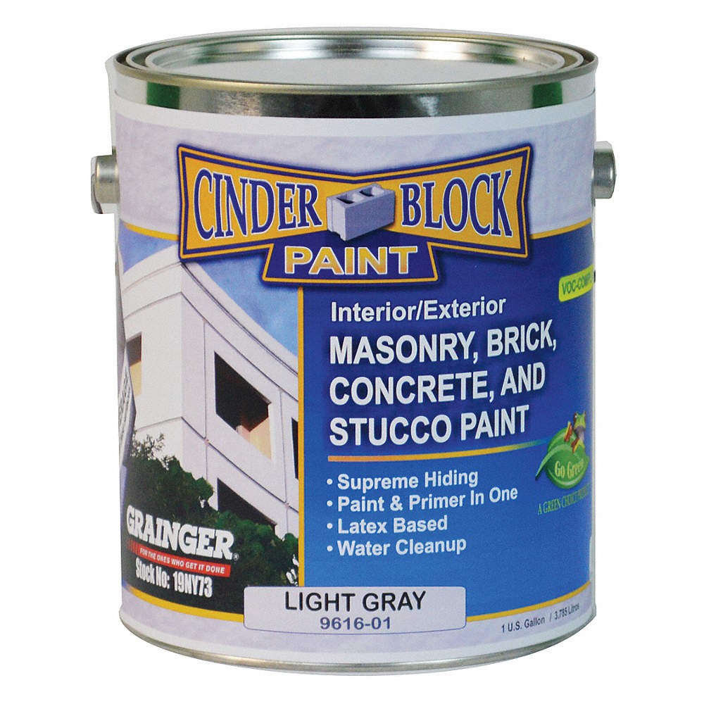 RAE 9616-01 Exterior Paint,Light Gray,1 gal. 19NY73