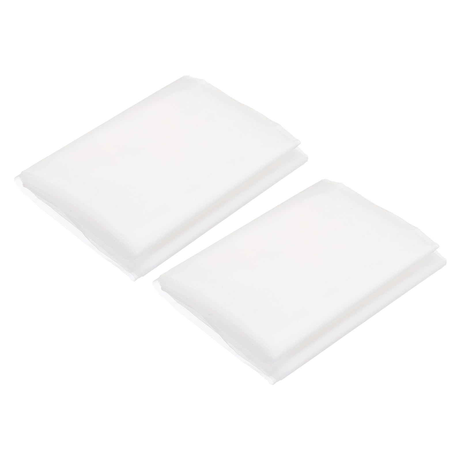 uxcell 2pcs 60 Micron Paint Nylon Mesh Filter Woven Net Sheet 60