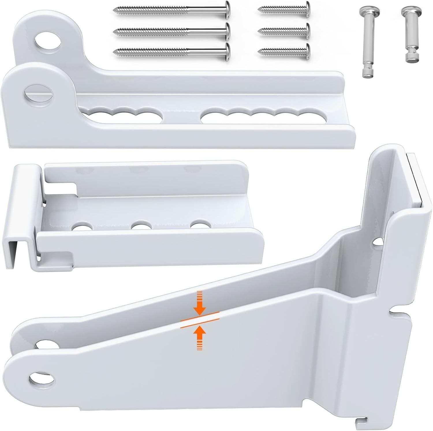 Reinforced Storm Door Closer Bracket Kit Compatible with Andersen Emco Larson