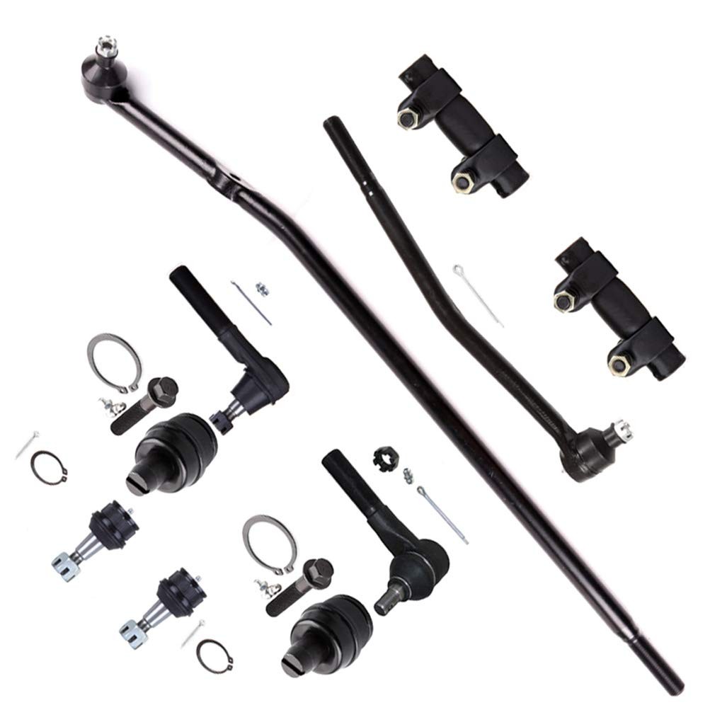 10pcs Suspension Kit for E-150 Club Wagon 1992-2004 Ball Joints Tie Rod End