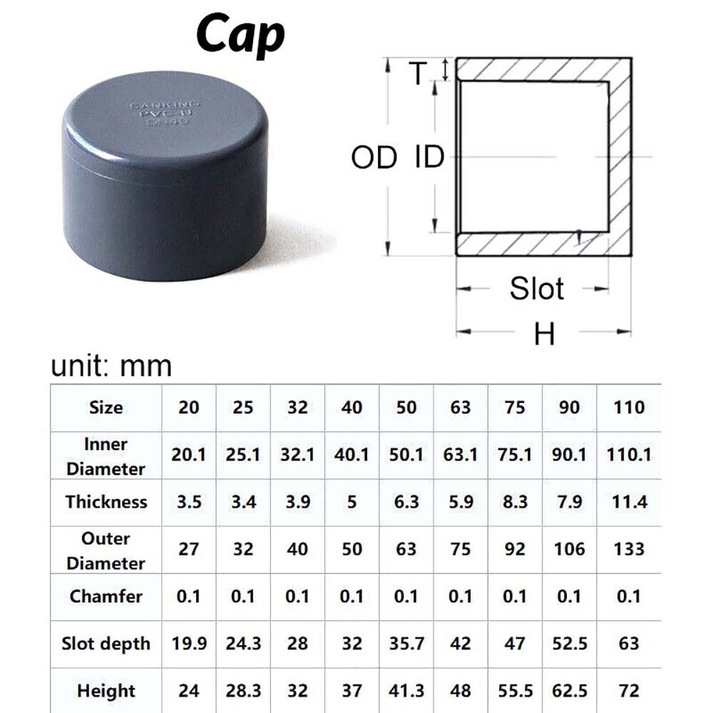 PVC/UPVC SOLVENT WELD PIPE FITTINGS FISH/POND/INDUSTRIAL Plumbing Couping Grey