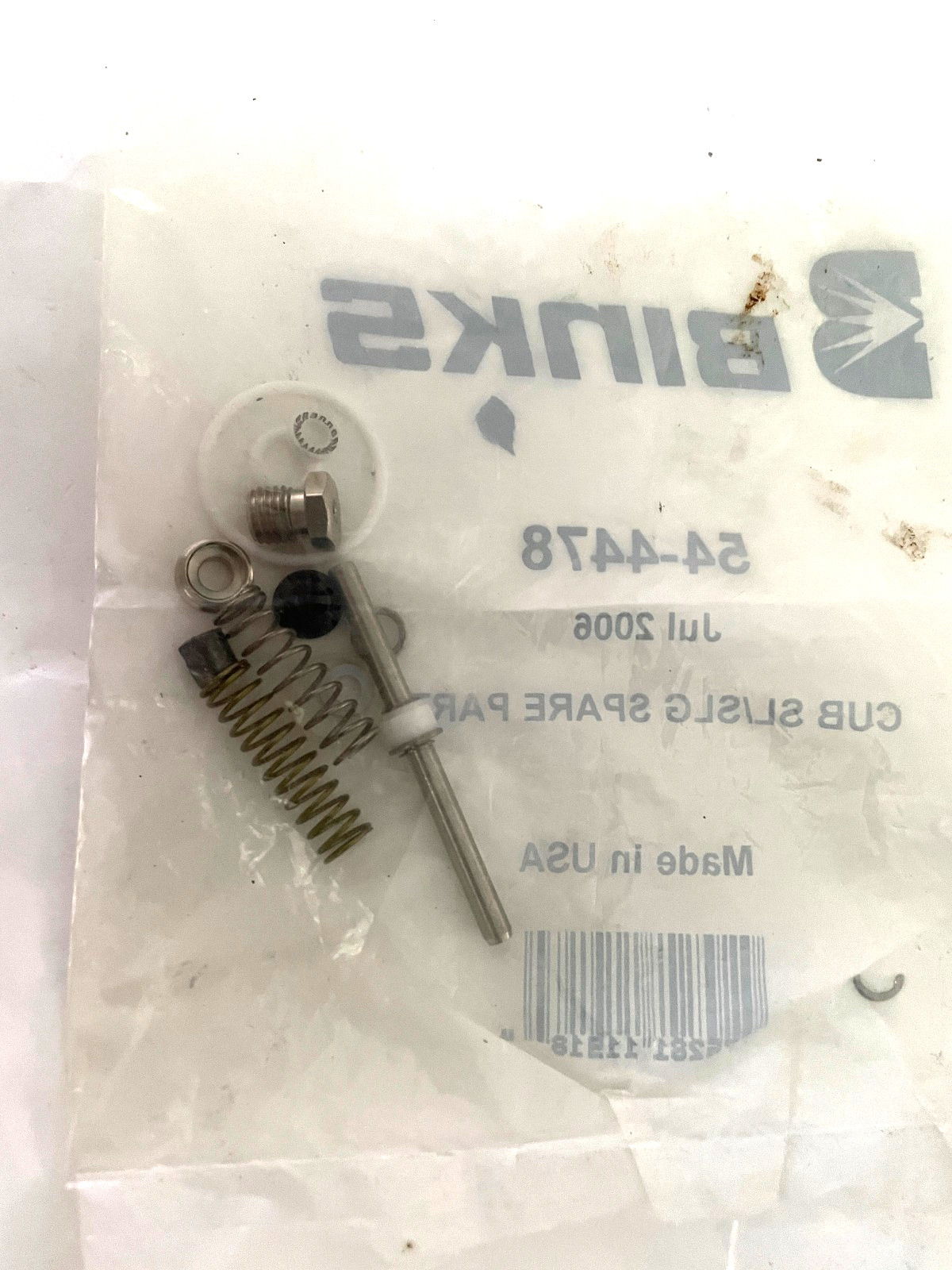 BINKS BINKS CUB AND BINKS CUB SL GUN REPAIR KIT 54-4478 OEM KIT NIB