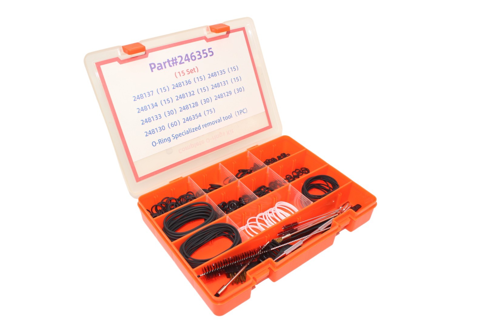 for Fusion Air Purge AP Spray Gun Aftermarket 15 sets 246355 Complete O-ring Kit