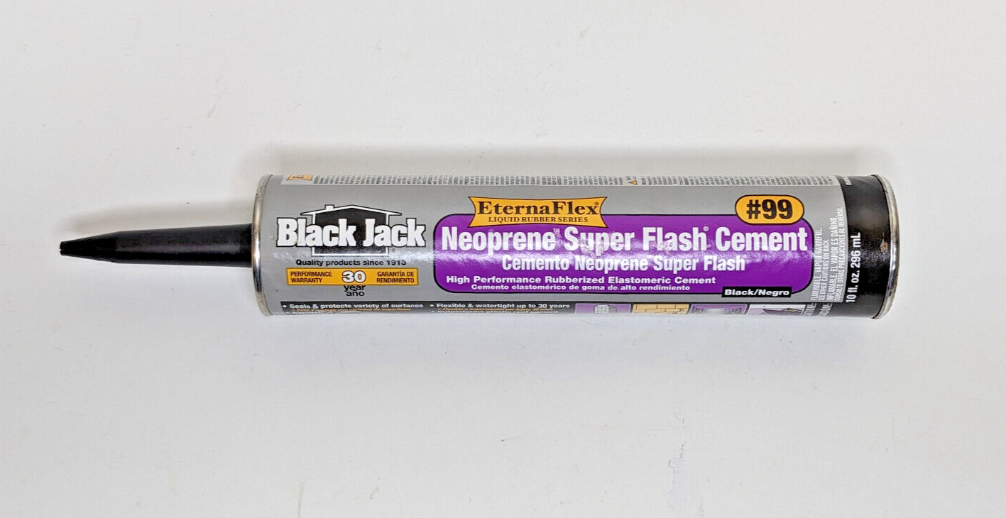 Black Jack 1010-9-66 Neoprene Rubber Wet/Dry Super Flash Cement 10 oz.