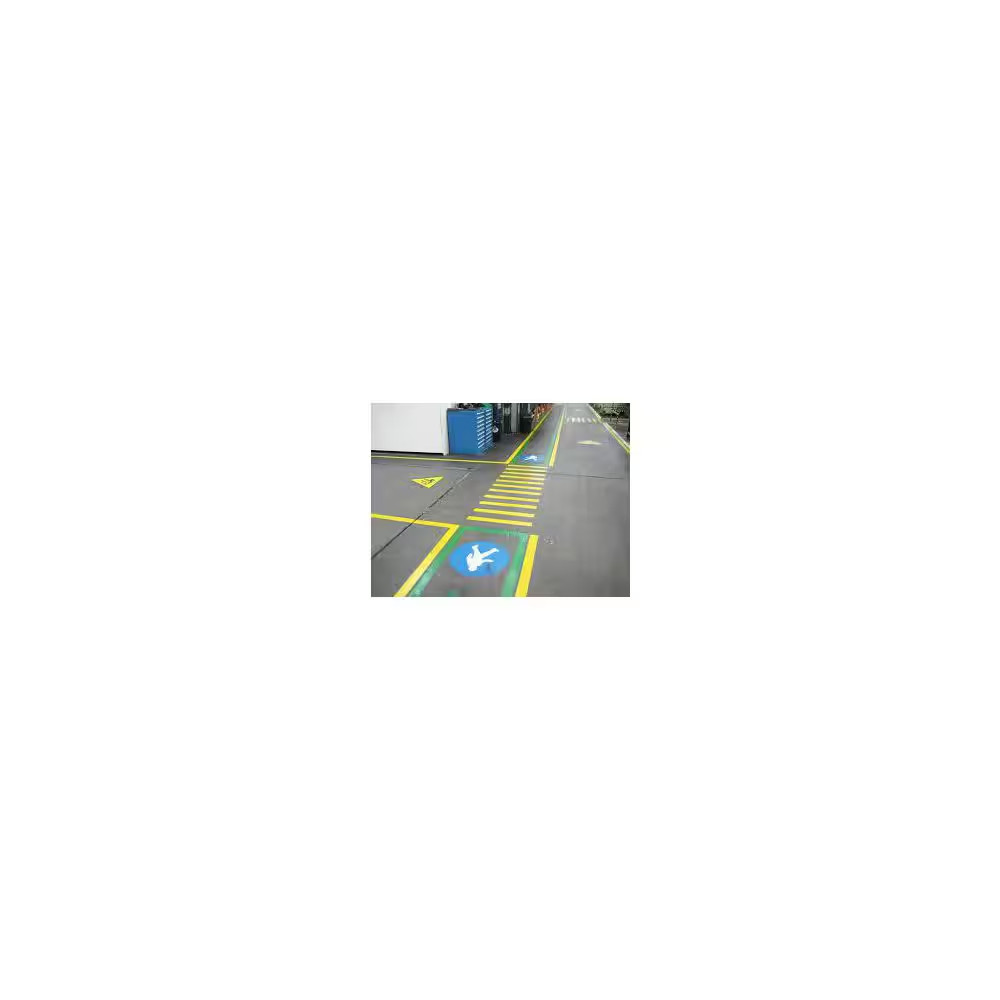 5 Gal. 2300 Flat Yellow Exterior Traffic Striping Paint
