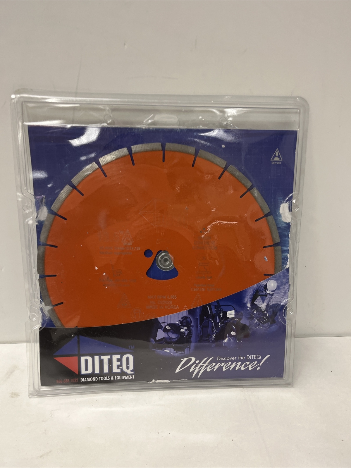 DITEQ D22629 13.5″ CONCRETE BLADE, NEW