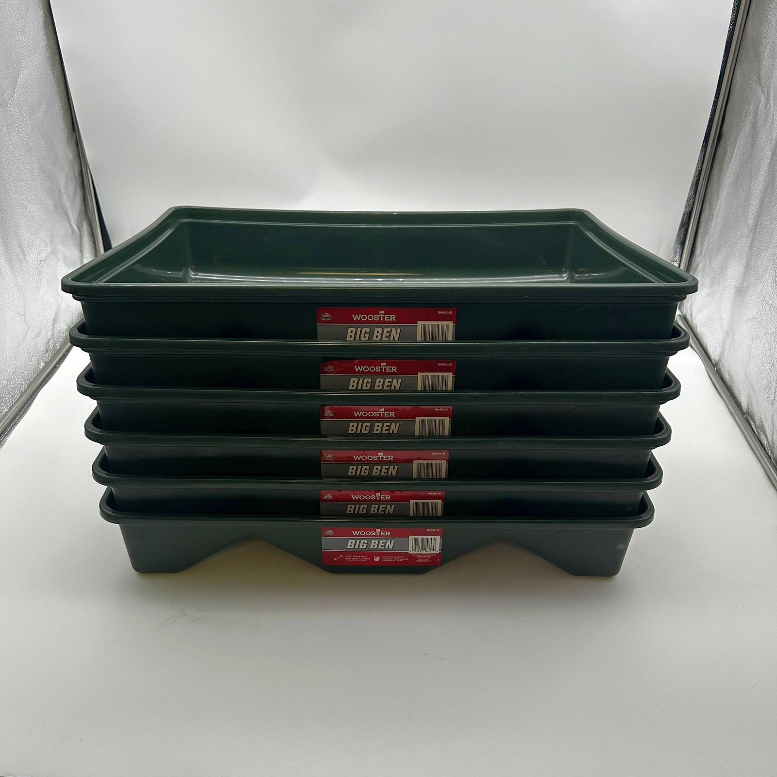 Wooster Brush Company BR412 Big Ben Paint Tray 21″ 1 Gallon Capacity Pk of 6