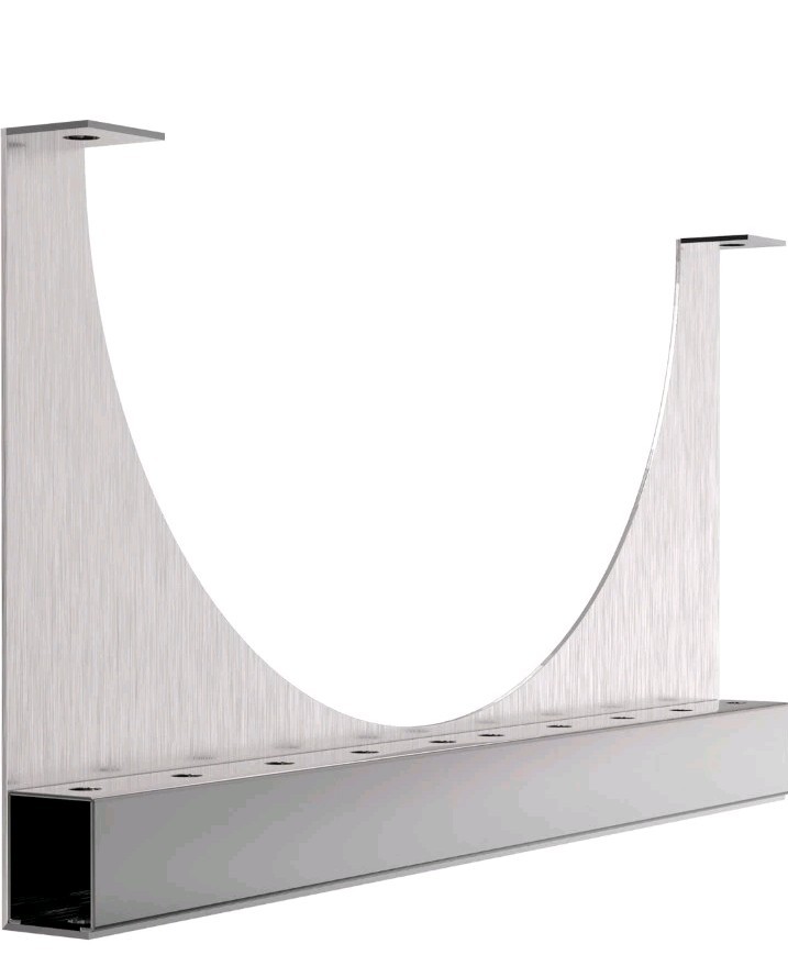 Double Wall Duct Horizontal Support Saddle For commercial grease Vent Duct