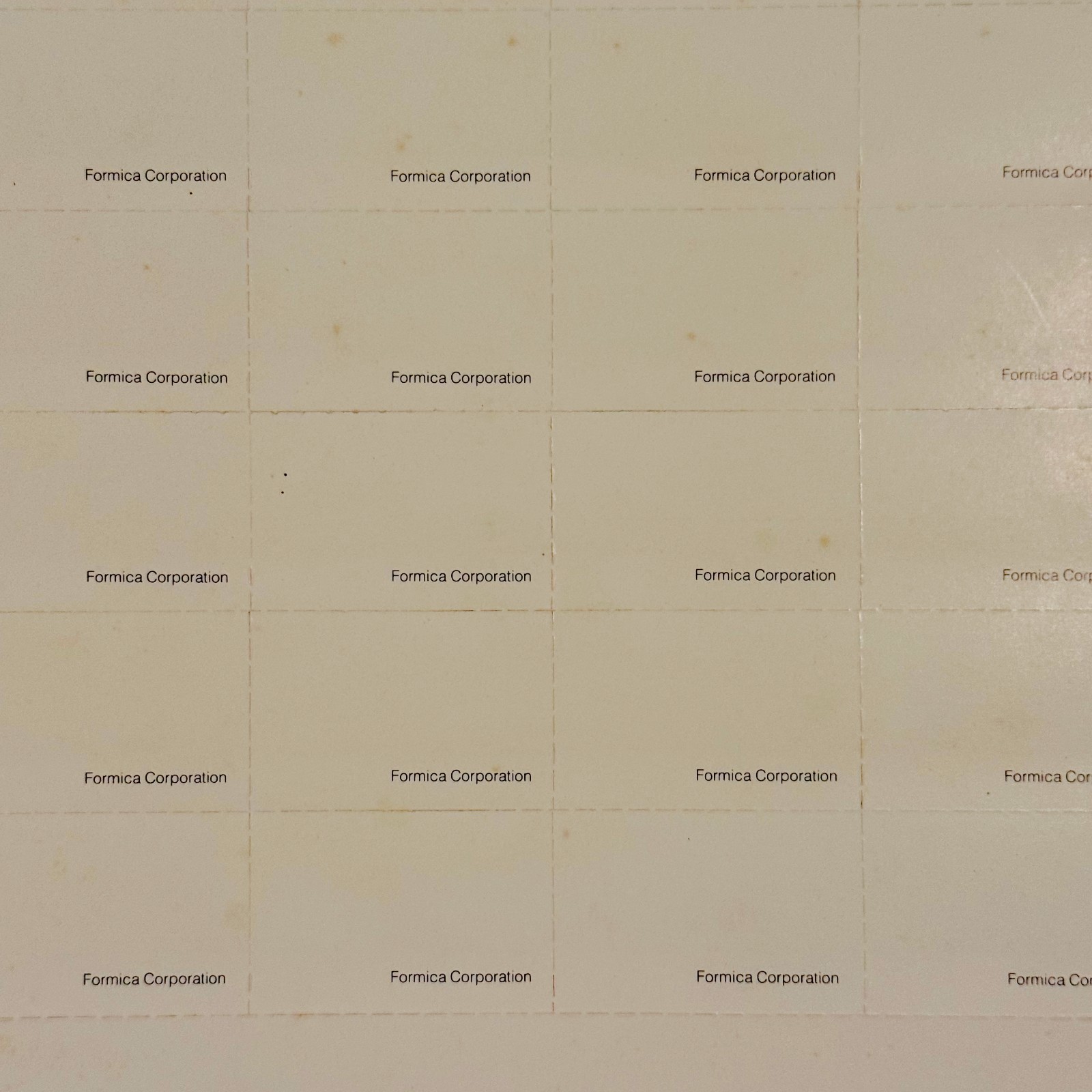 Vintage Formica Laminate Sample Binder – Color Sample Book – 6 Pages