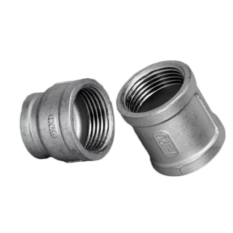 304 Stainless Steel Water Pipe BSP Thread Coupler Female Reducer Connector New