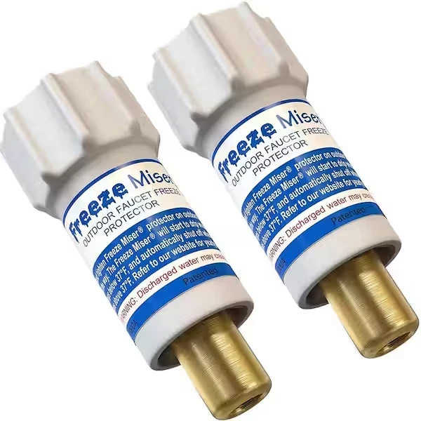 Freeze Miser Outdoor Faucet Freezer Protection 2 Pack