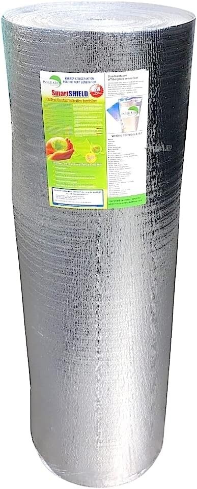 SmartSHIELD Pro 1.5mm Reflective Foam Insulation – 48″x200ft, Radiant Barrier