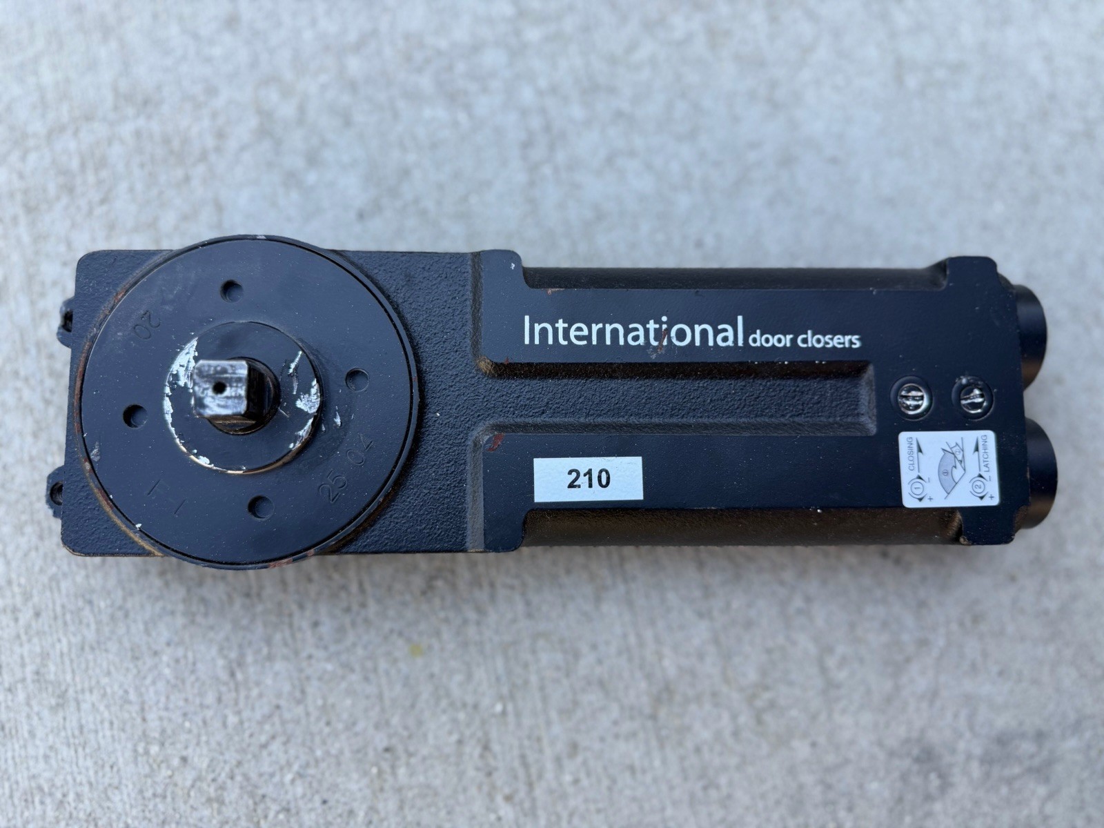 International 210 Door Closer