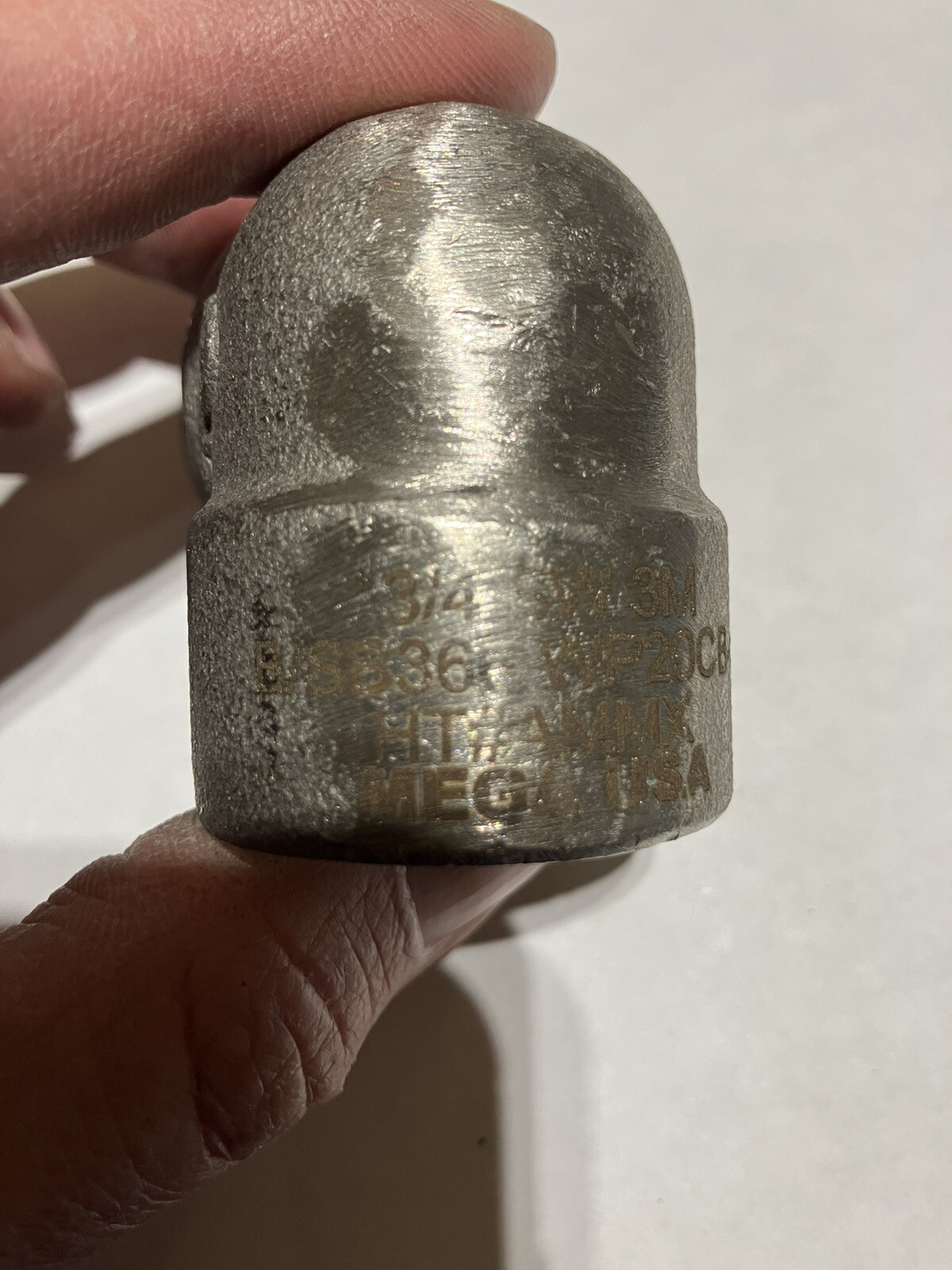 Forged Alloy 20 90 Degree Elbow 3/4″ 3000 Socket Weld S/SB366 N08020 WP20CB-S