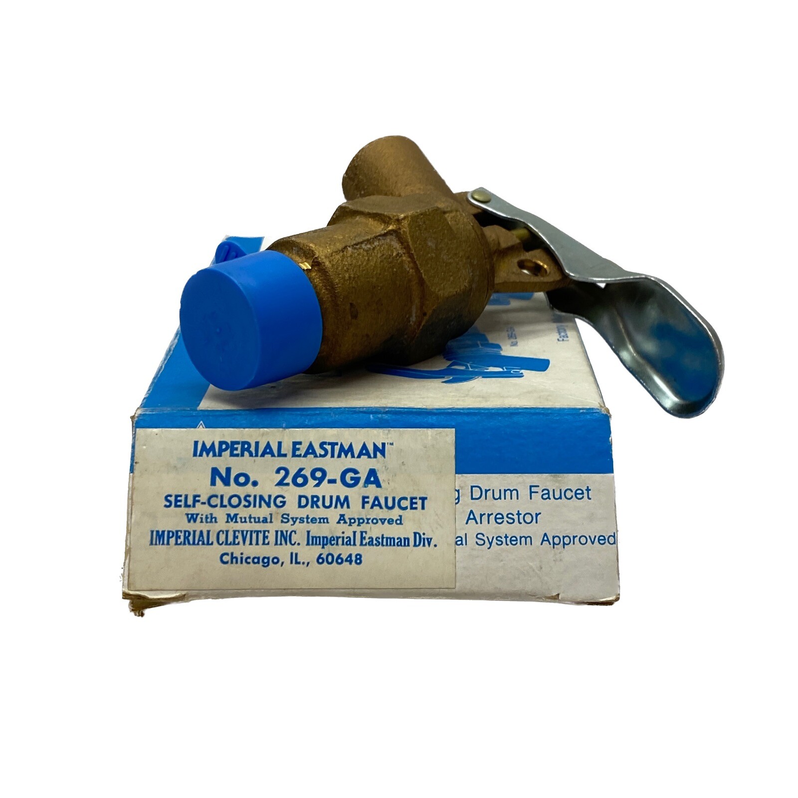 NEW IN BOX Imperial Eastman Self-Closing Drum Faucet NO. 269-GA