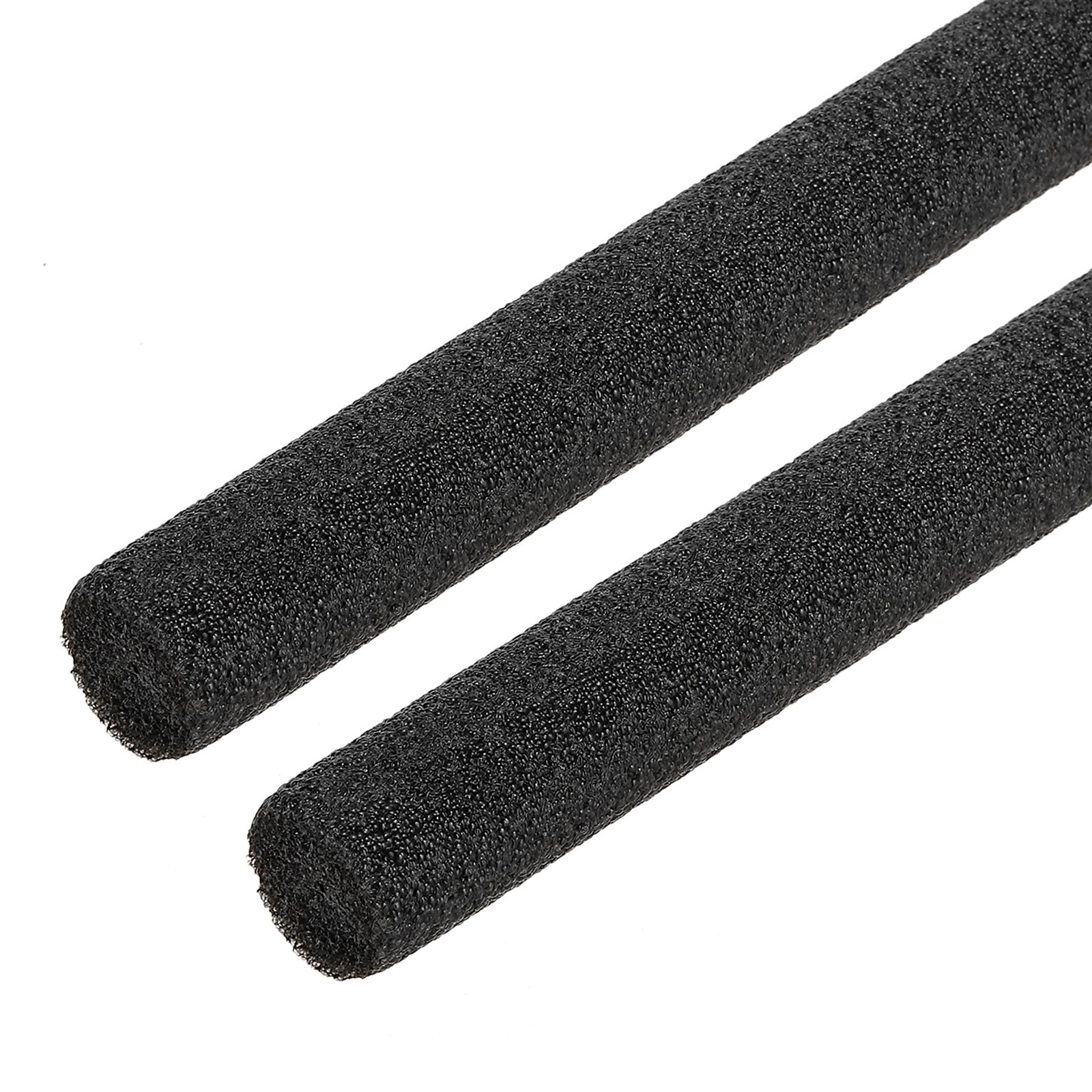 2pcs 1/9″ ID 3.3FT Pipe Insulation Foam Tube 0.71″ OD Tubing Cover Black