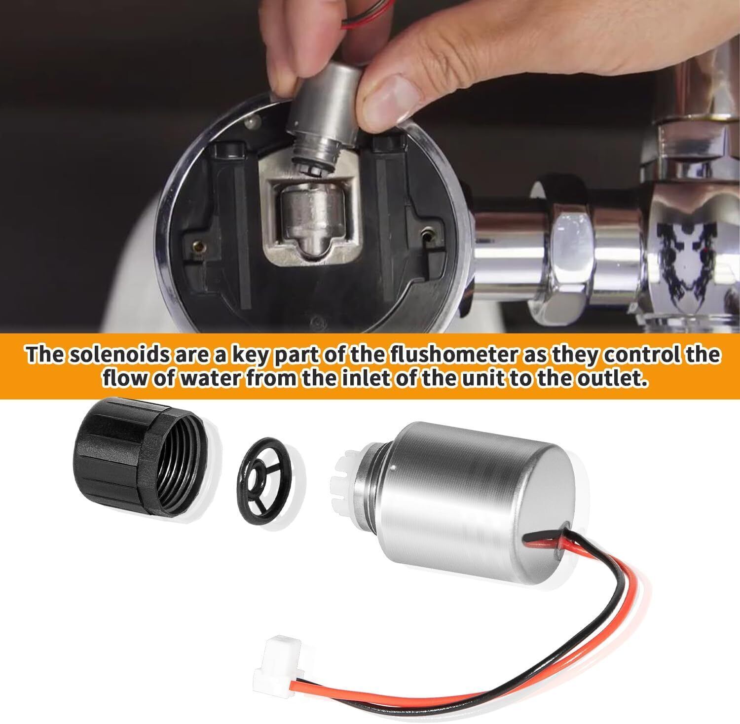 3325453 EBV-136-A solenoid operator For Sloan ECOS and SOLIS Flushometers