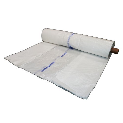 FPS -10 Mil Flame Retardant String Reinforced Translucent White Plastic Sheeting
