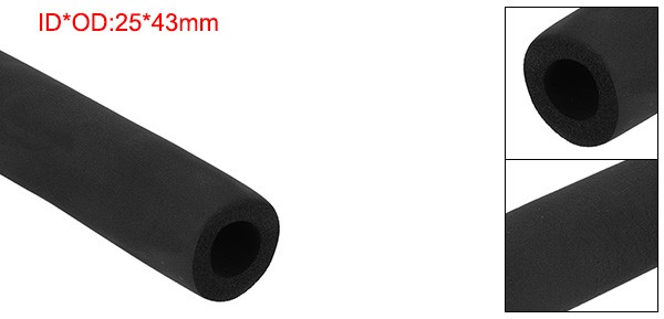 1″(25mm) x 6Ft Pipe Insulation Foam Tube Pipe Cover Wrap Roll Bar Padding